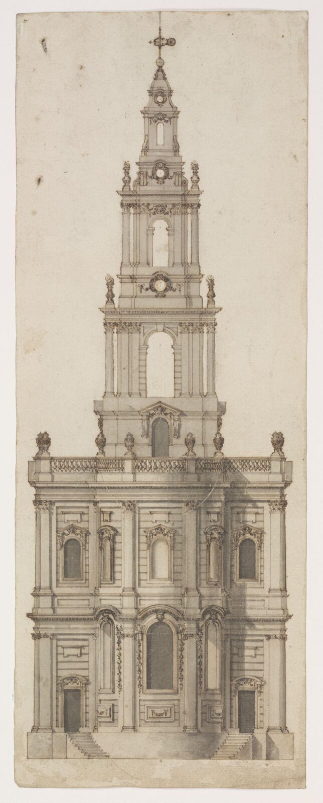 Drawing, James Gibbs, 1713-24
