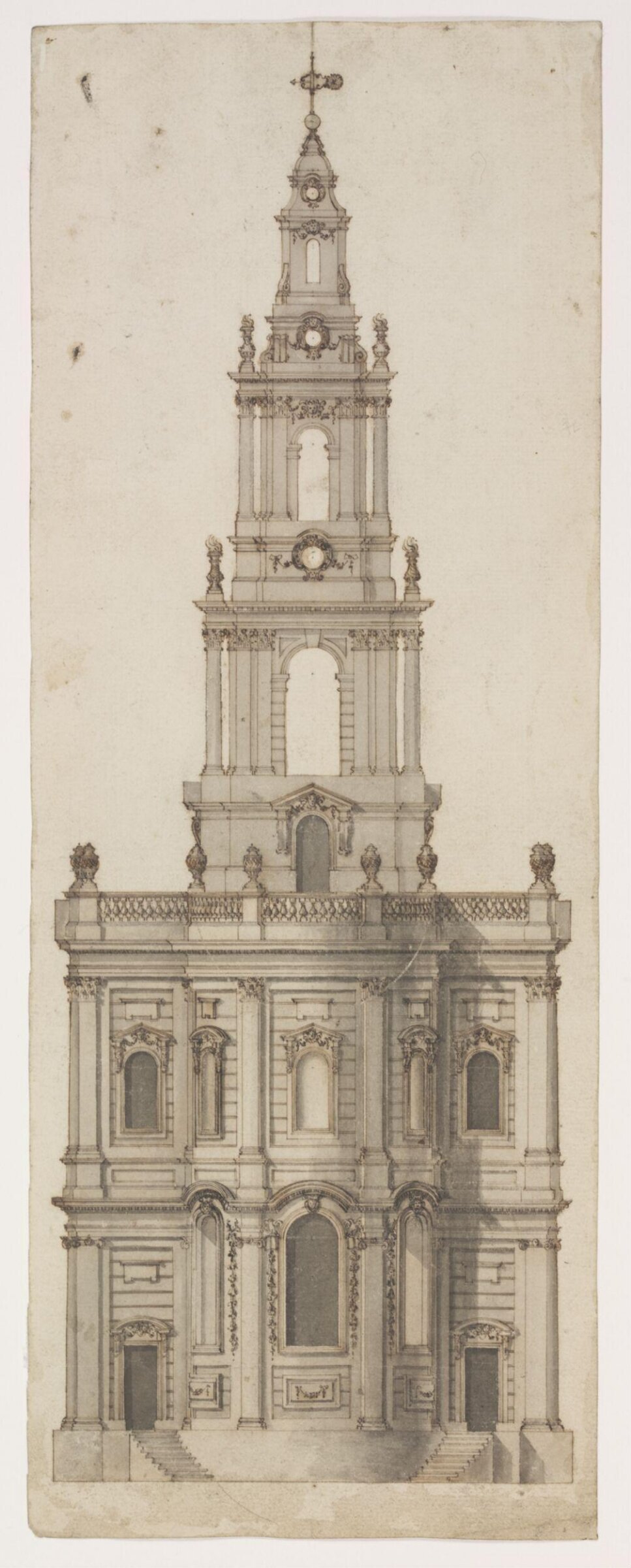 Drawing, James Gibbs, 1713-24