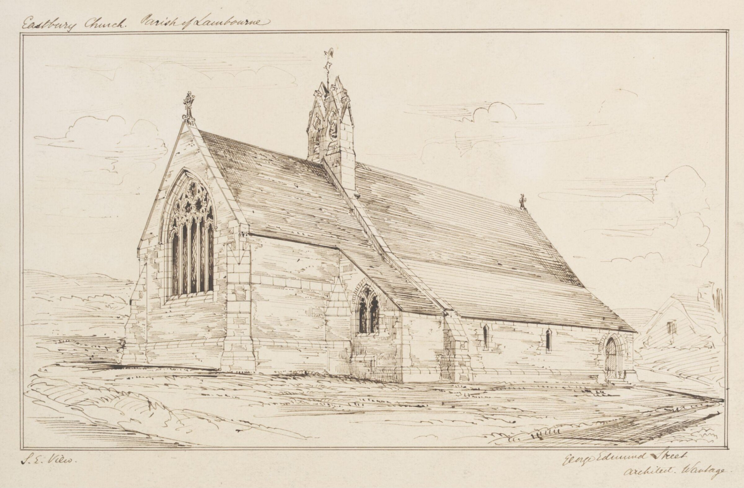 Drawing, Джордж Эдмунд Стрит, 1851