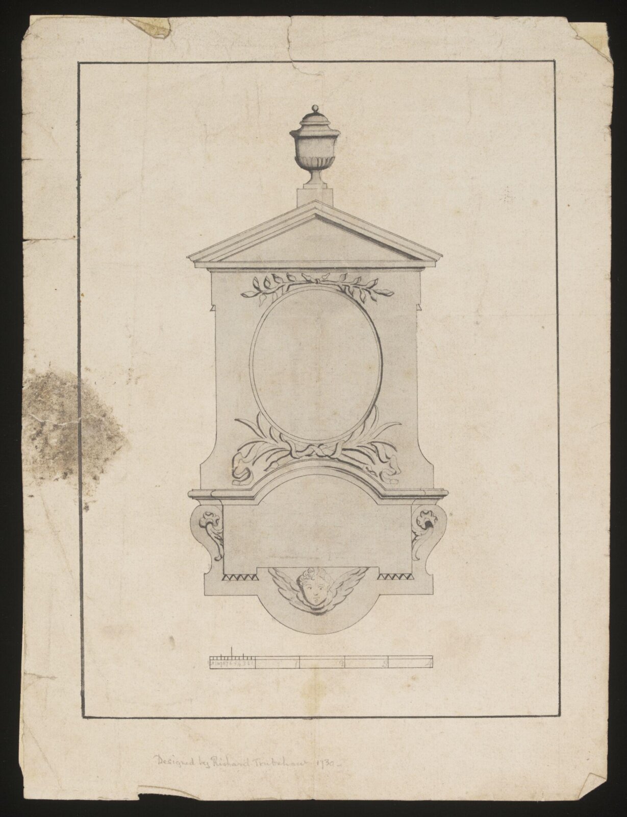 Drawing, r trubshaw, 1730