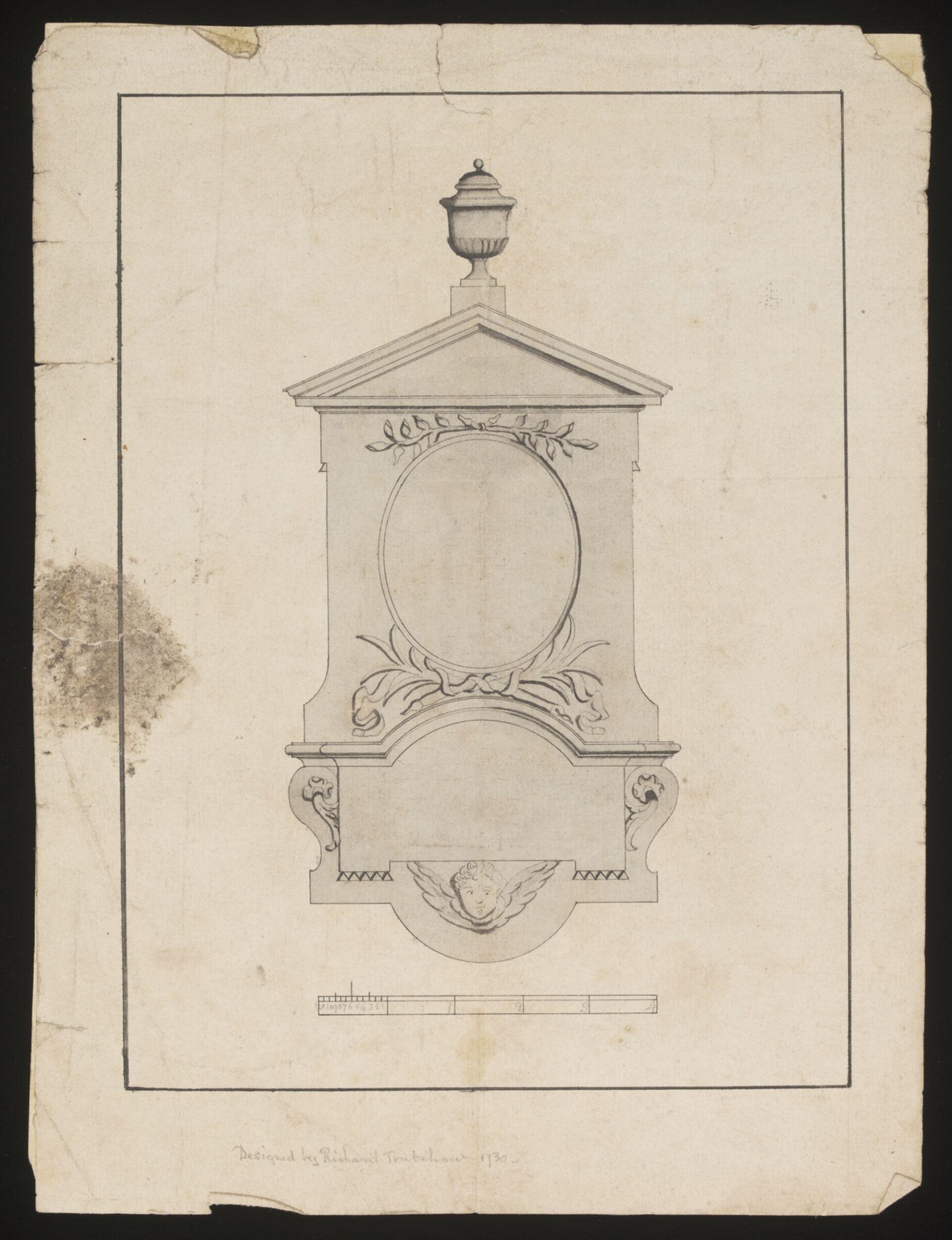 Drawing, r trubshaw, 1730