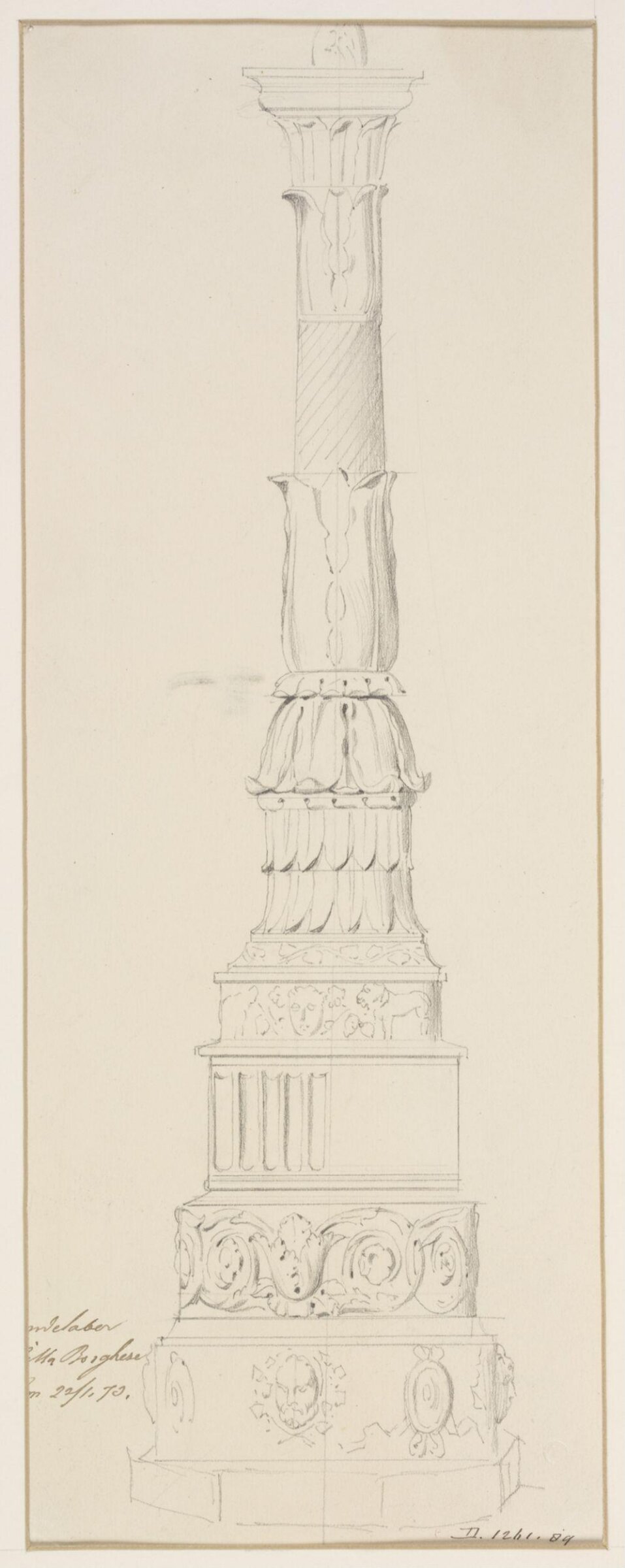 Drawing, A Burger, 1873