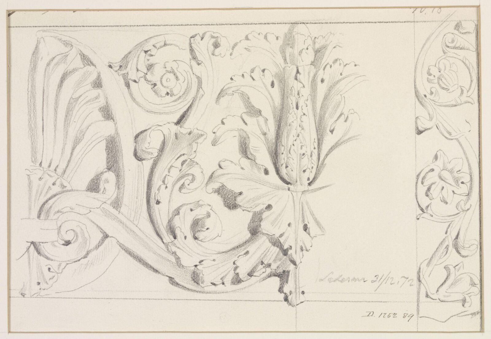 Drawing, A Burger, 1872