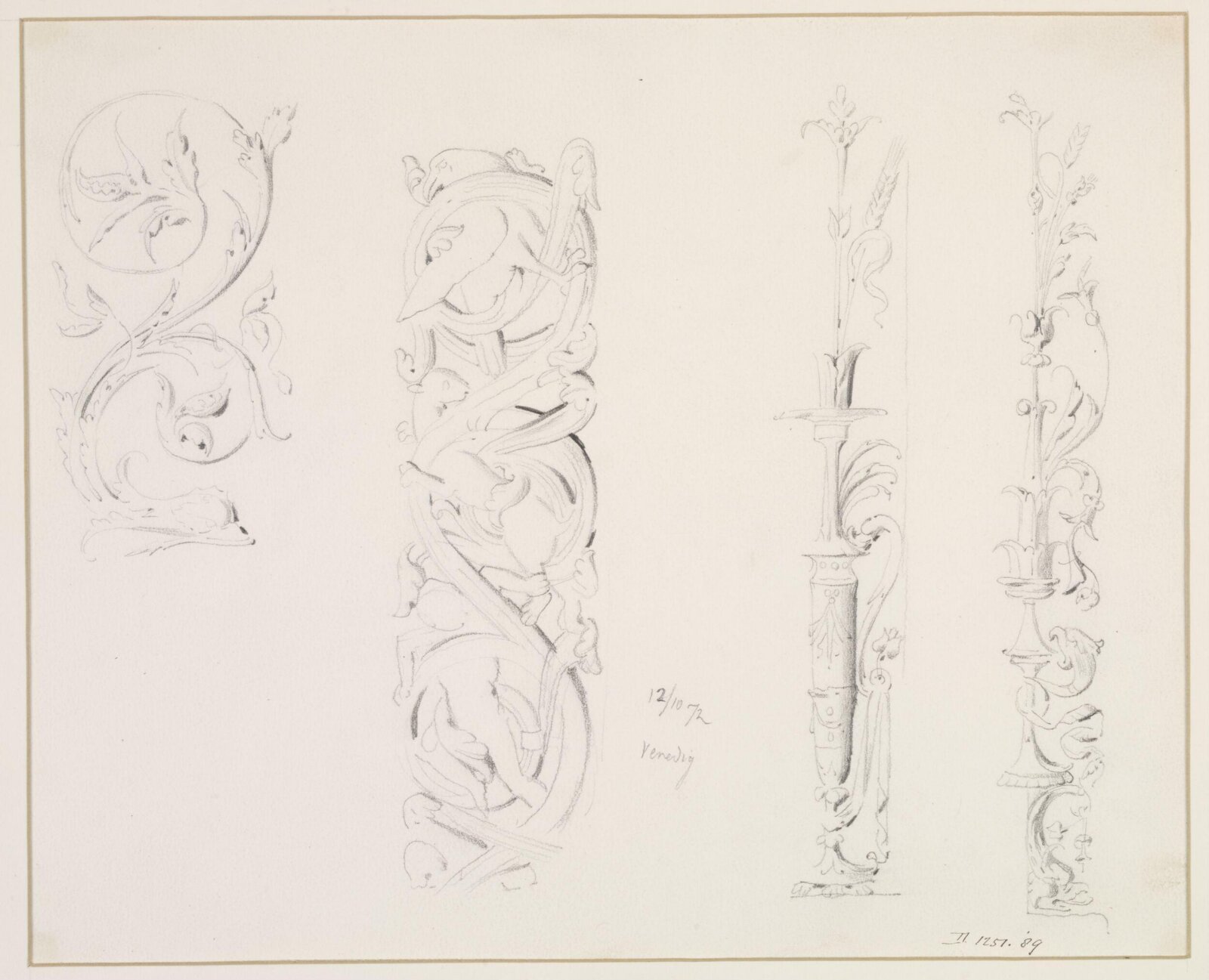 Drawing, A Burger, 1872