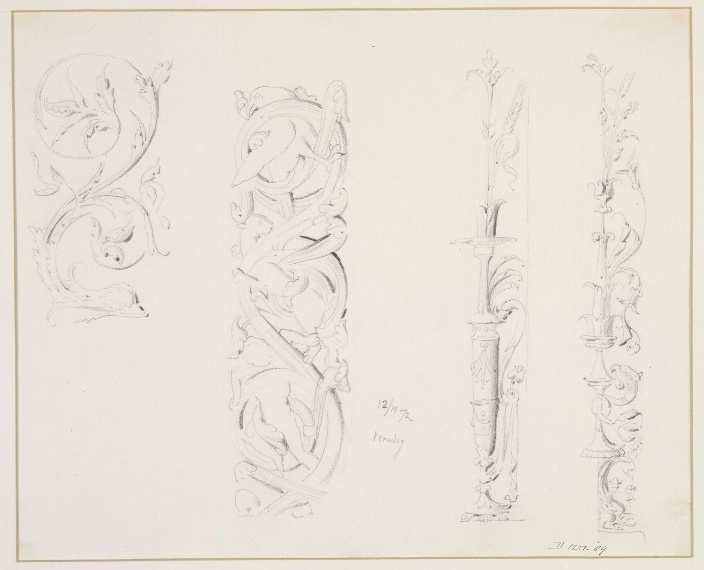 Drawing, A Burger, 1872