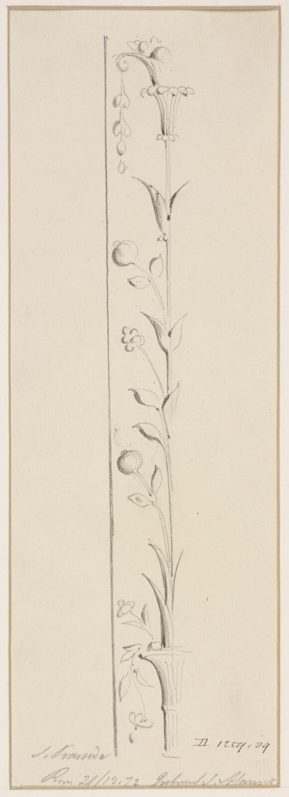 Drawing, A Burger, 1872