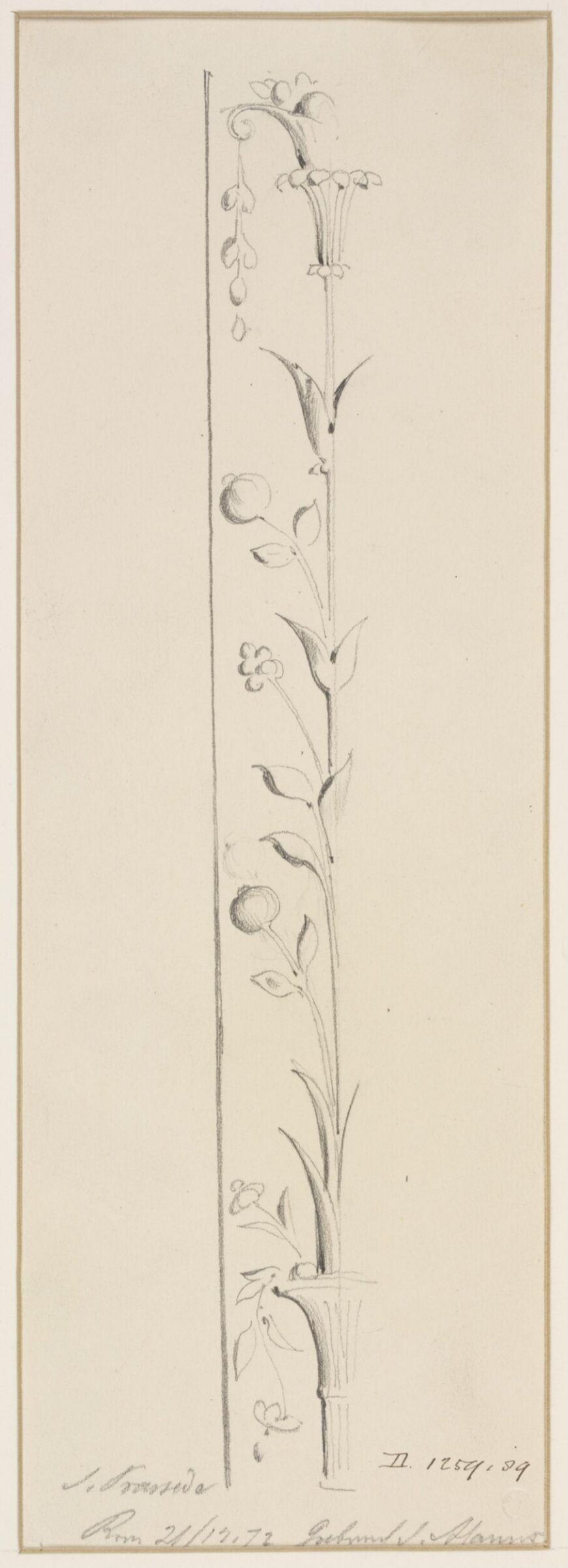 Drawing, A Burger, 1872
