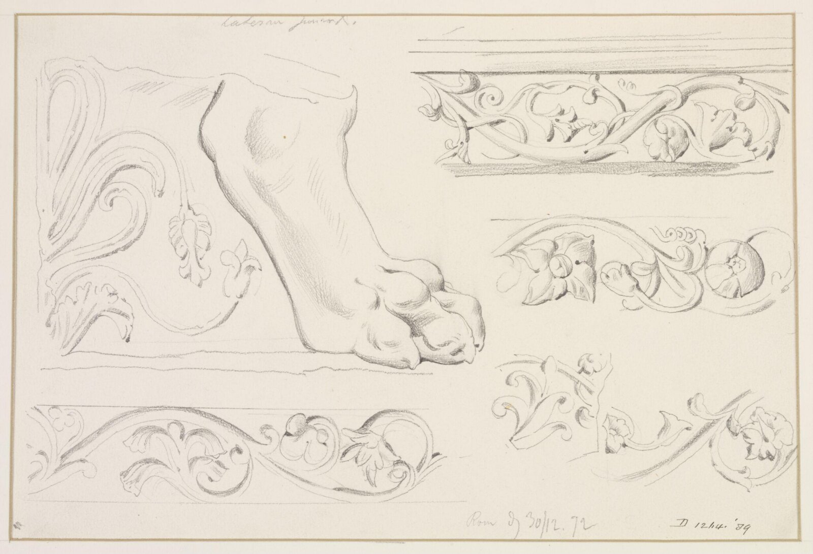 Drawing, A Burger, 1872