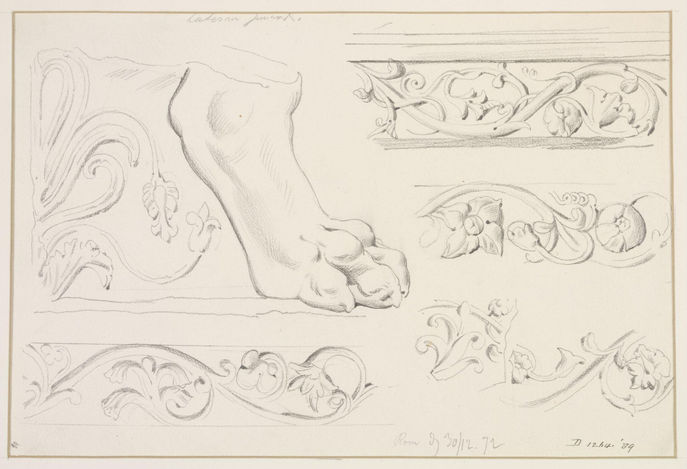 Drawing, A Burger, 1872