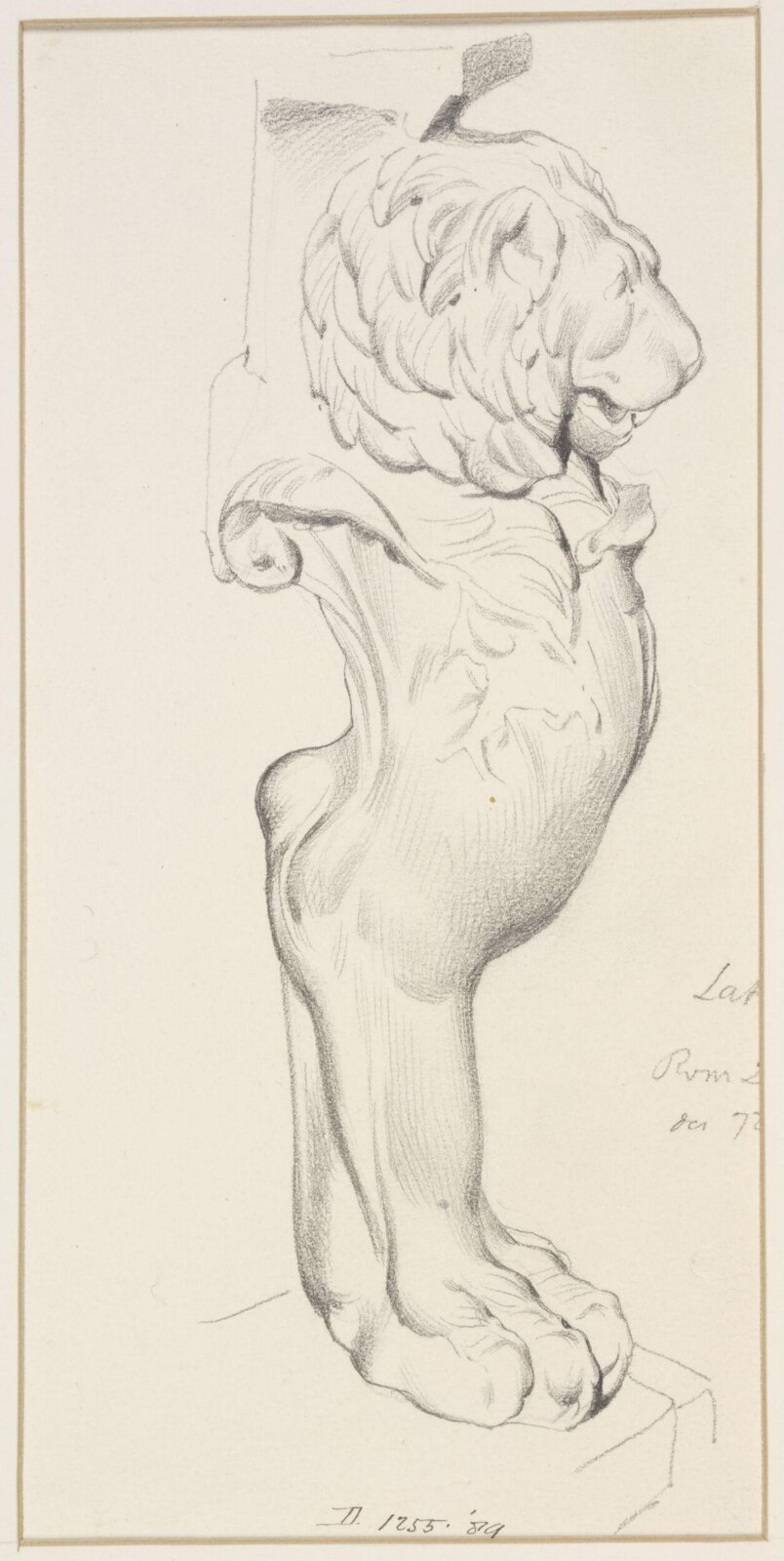Drawing, A Burger, c. 1873