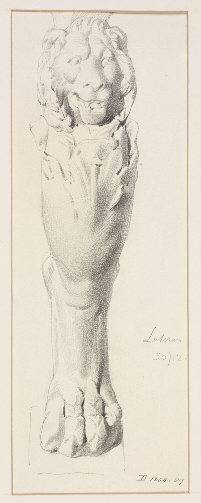 Drawing, A Burger, c. 1873