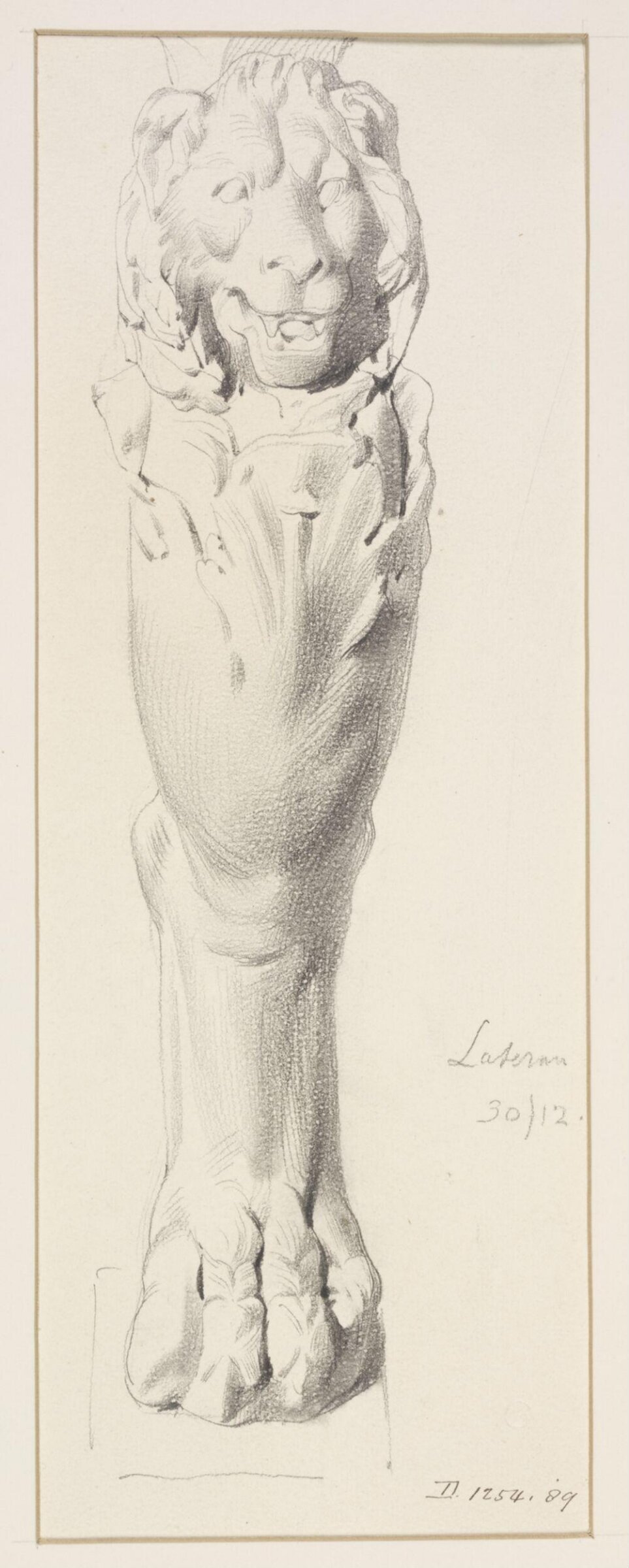 Drawing, A Burger, c. 1873