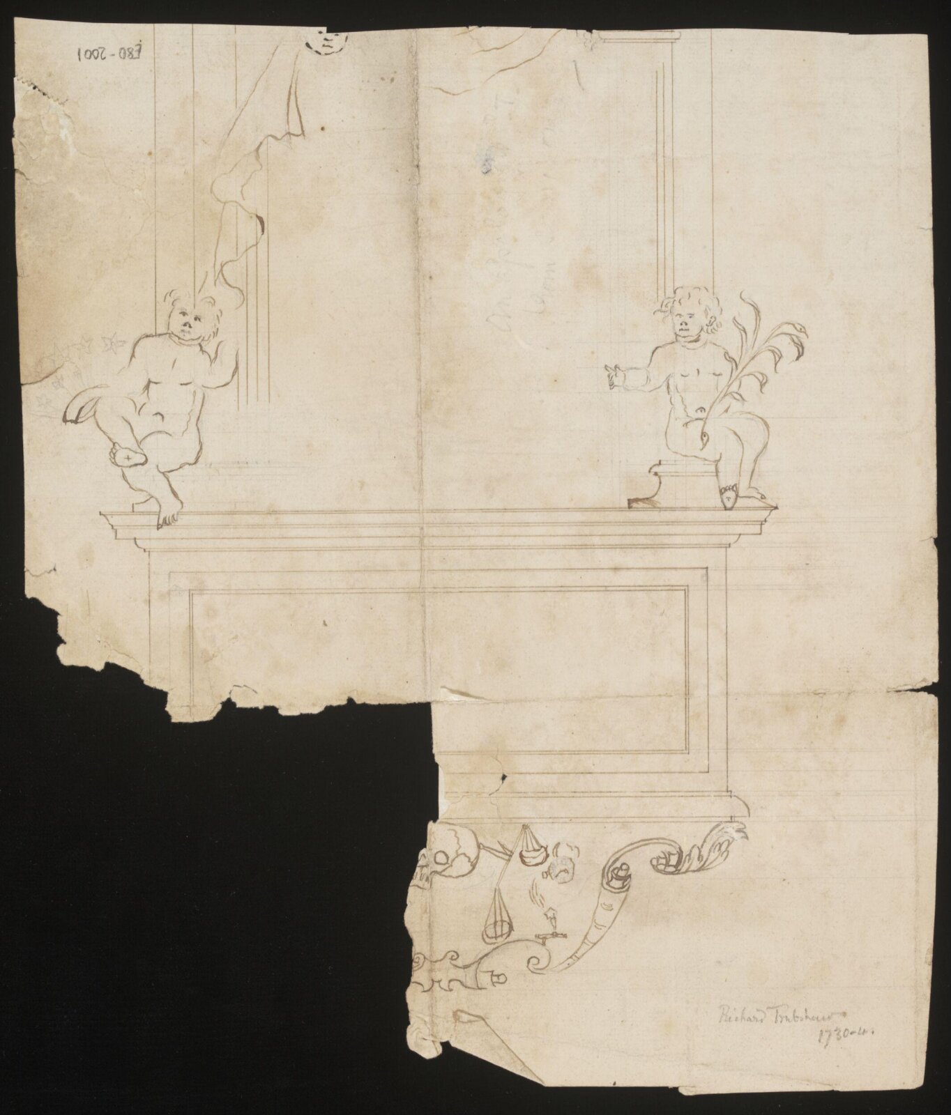 Drawing, Richard Trubshaw, 1730-1734