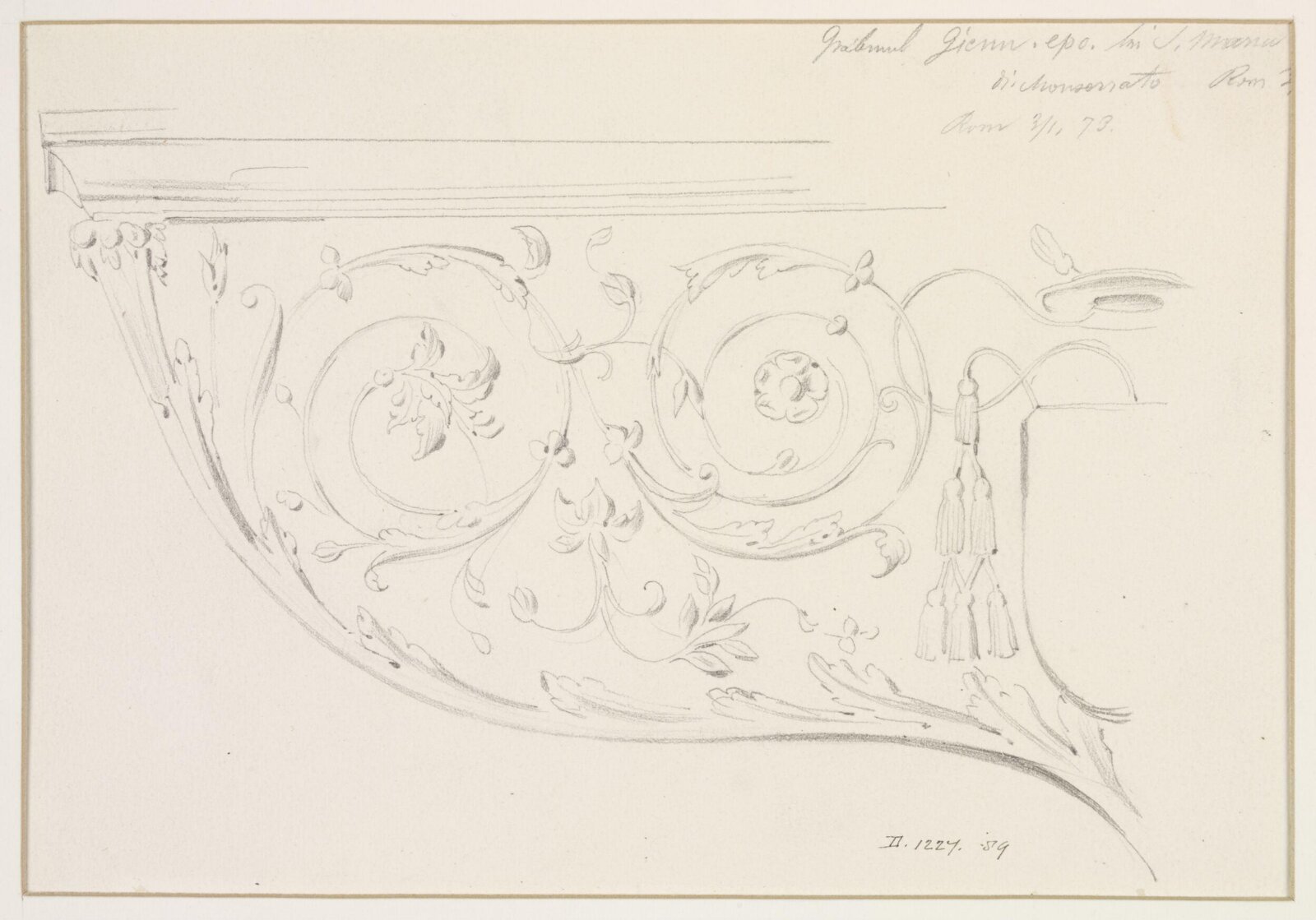Drawing, A Burger, 1873