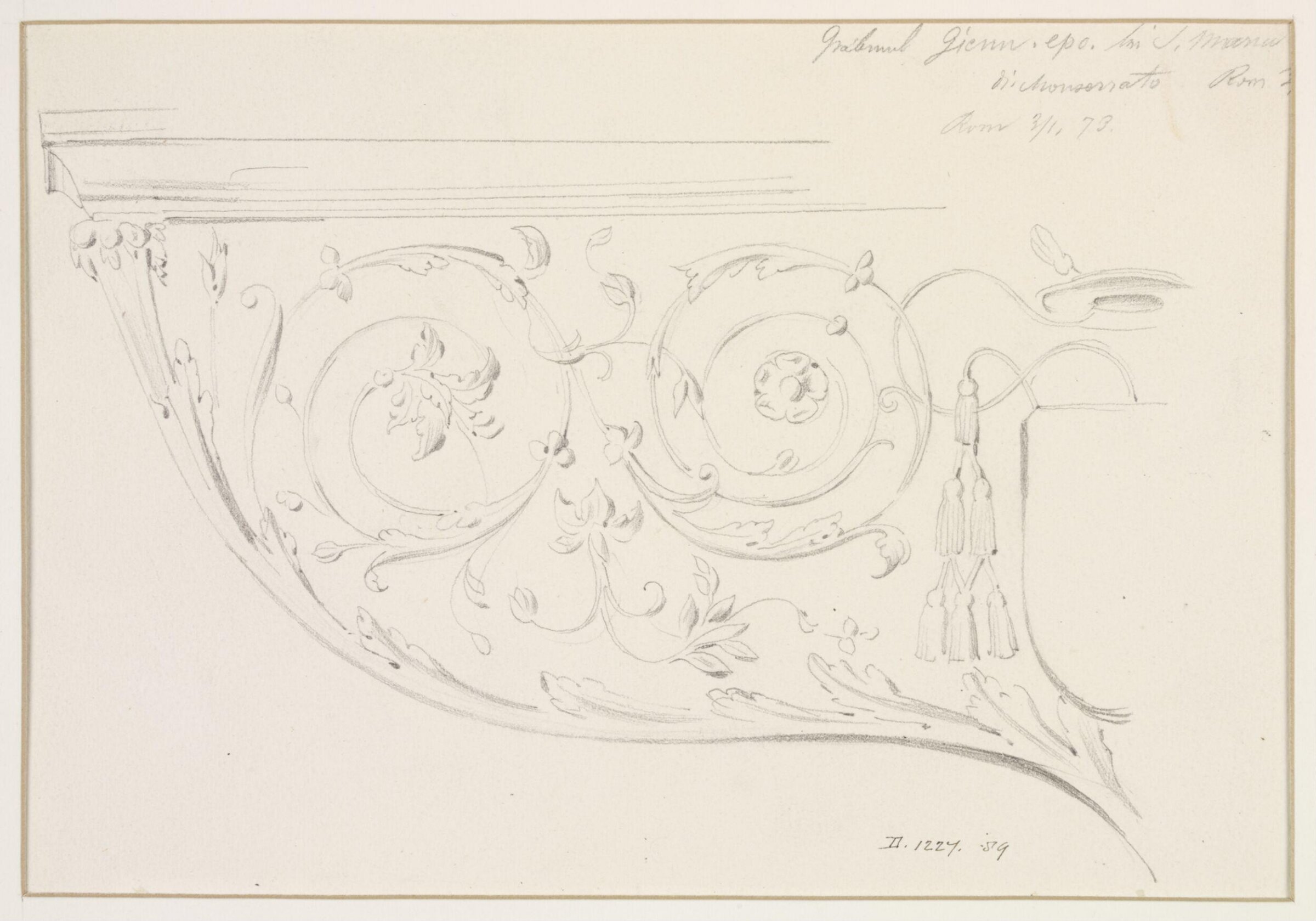 Drawing, A Burger, 1873