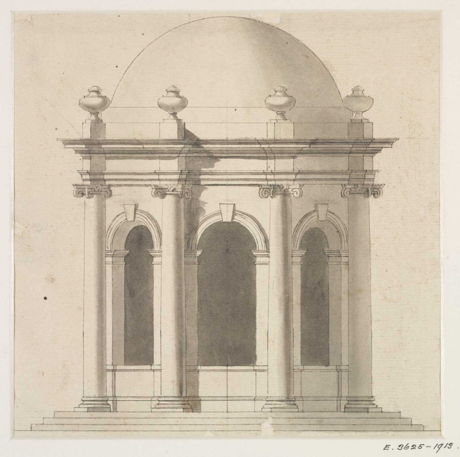 Drawing, James Gibbs, 1700-1754