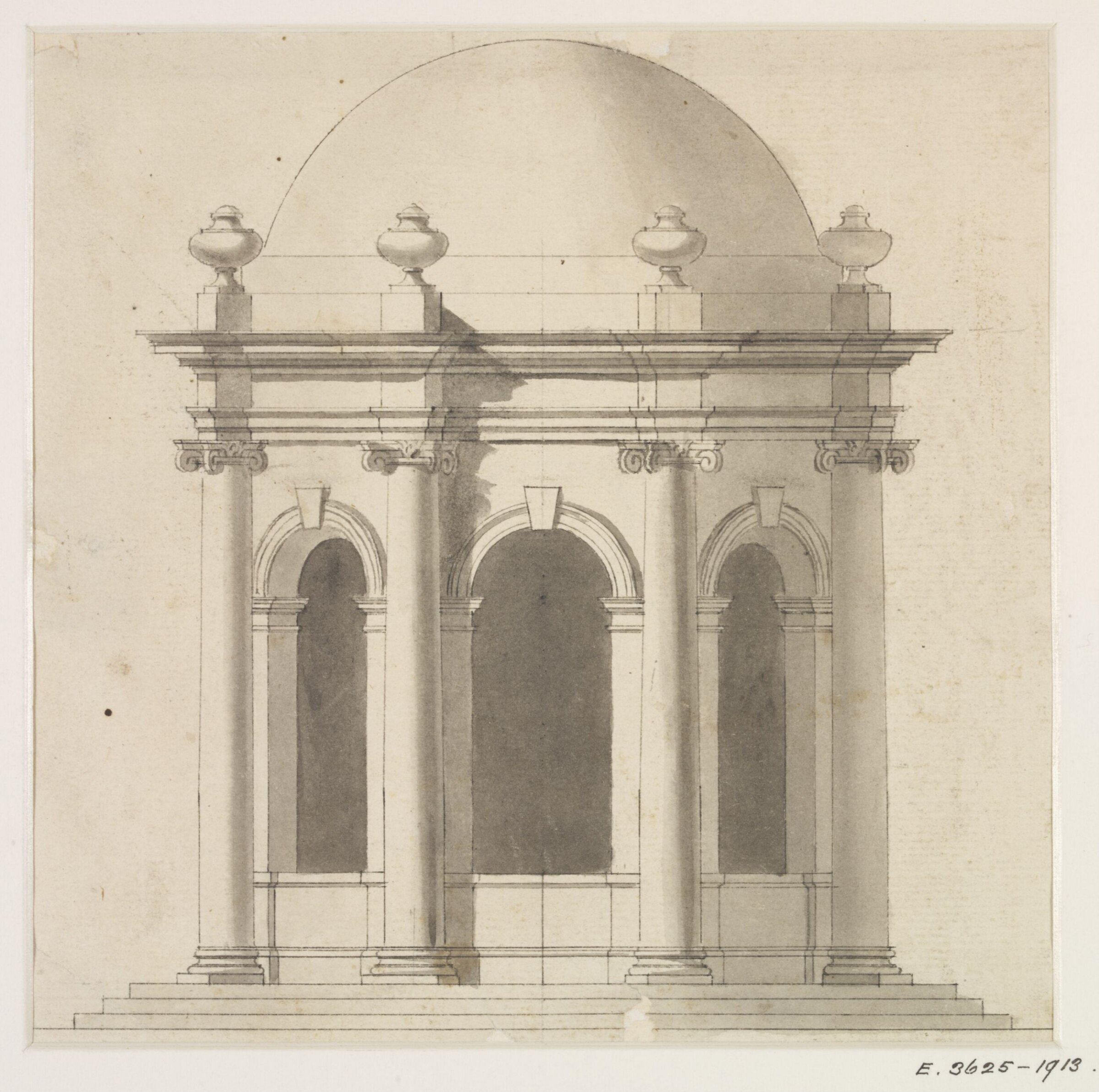 Drawing, James Gibbs, 1700-1754