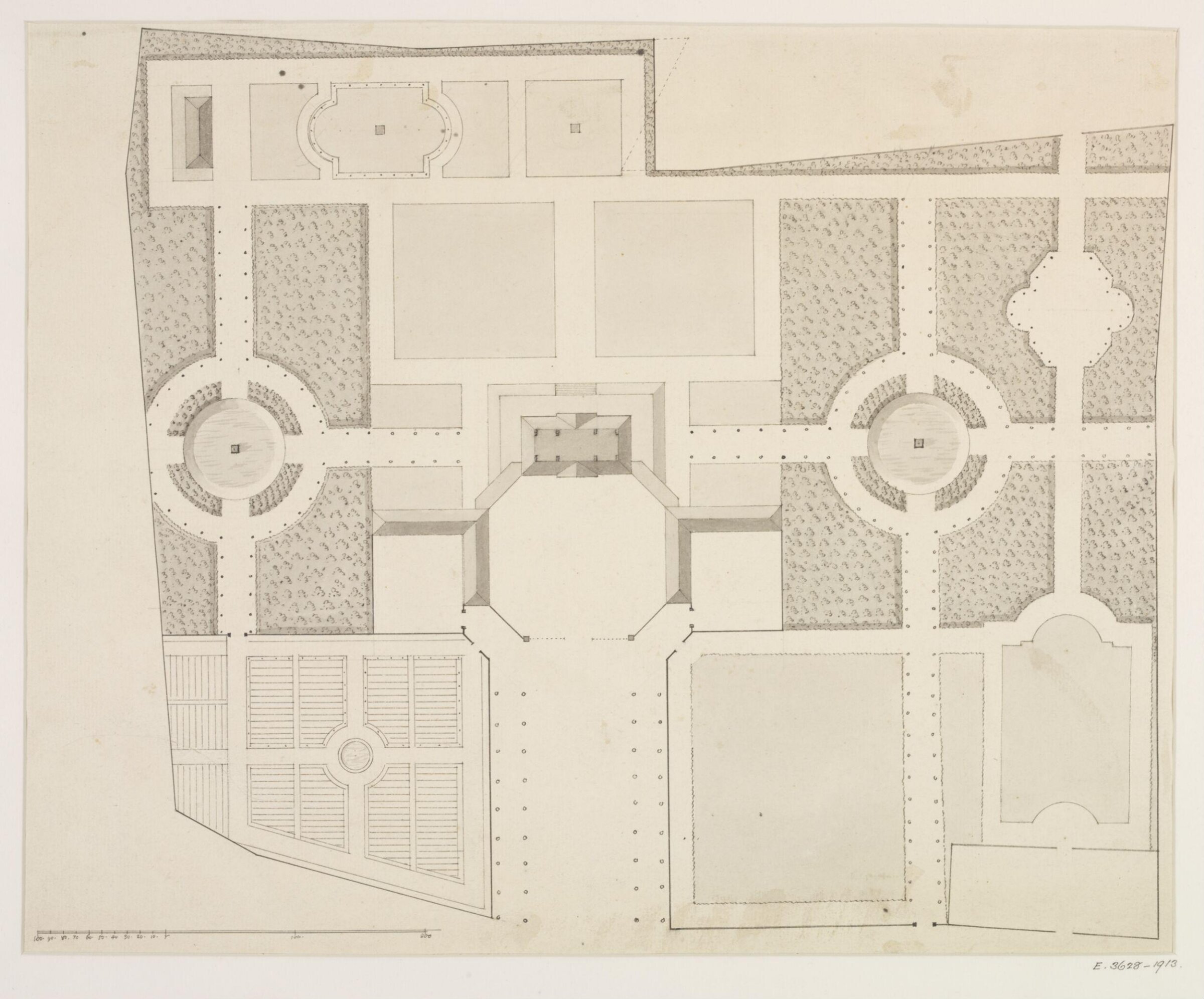Drawing, James Gibbs, 1700-1754