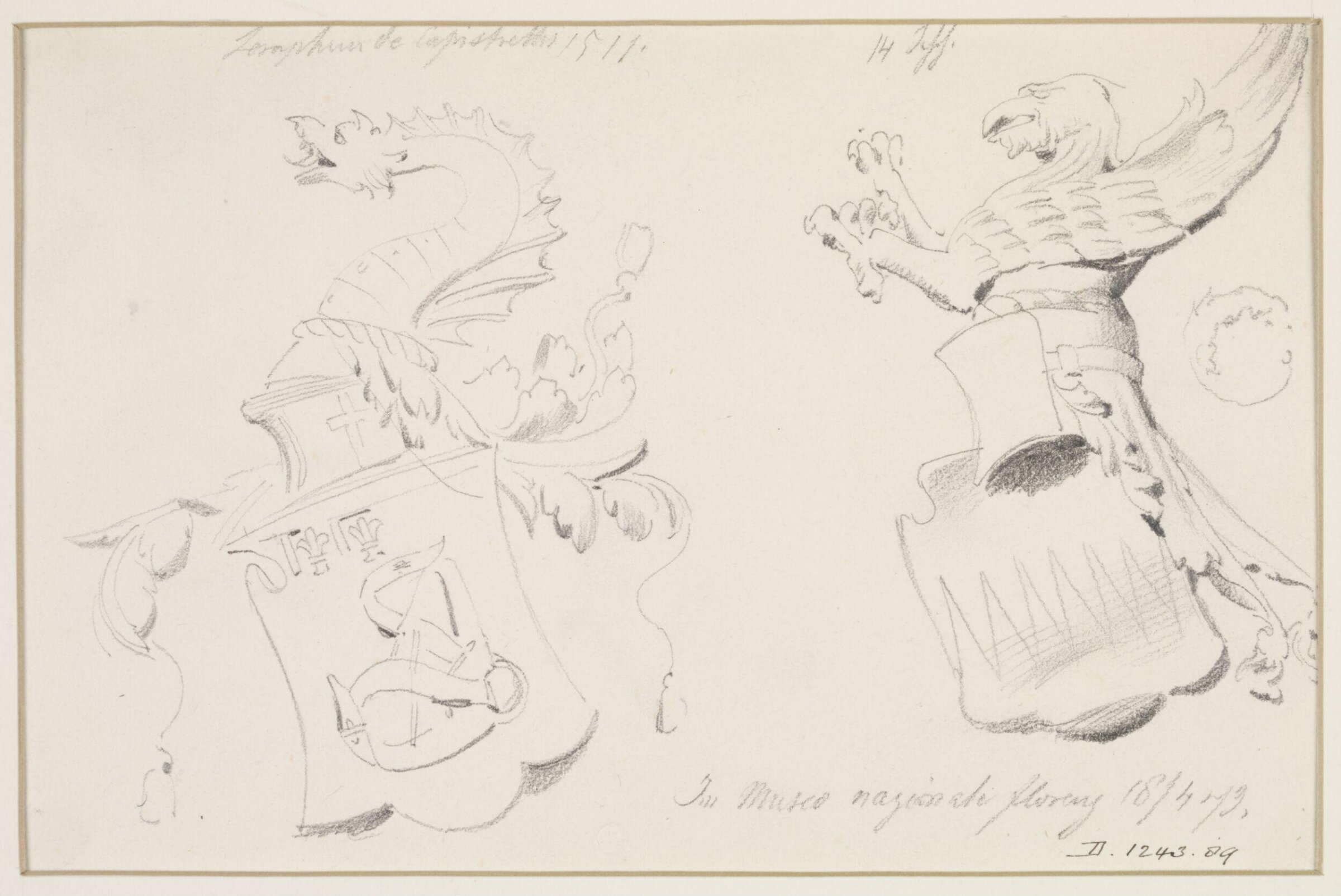 Drawing, A Burger, 1873