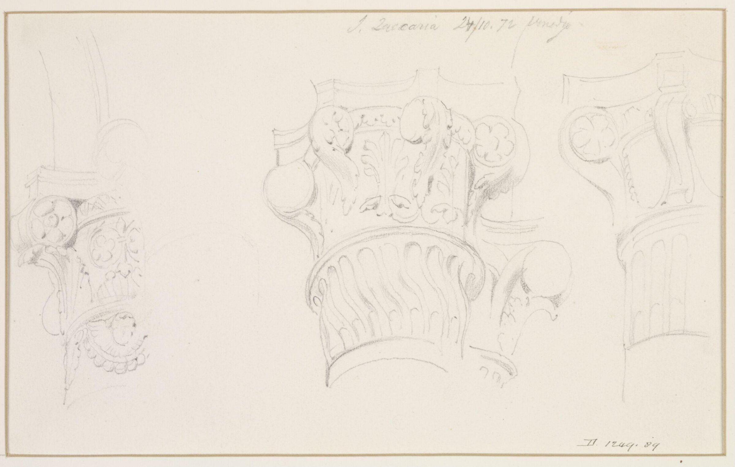 Drawing, A Burger, 1872