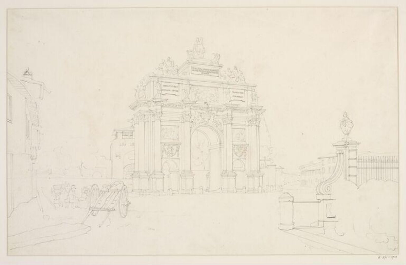Drawing, 1820