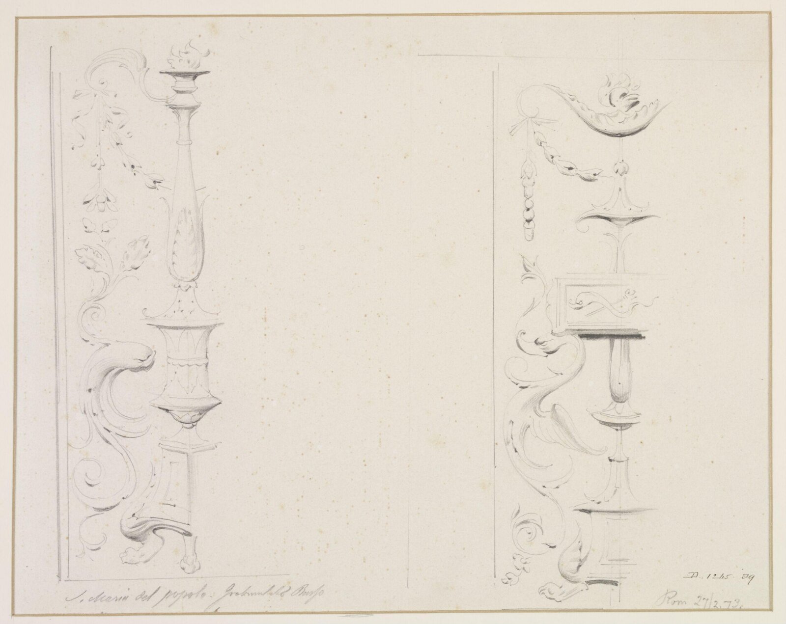 Drawing, A Burger, 1873