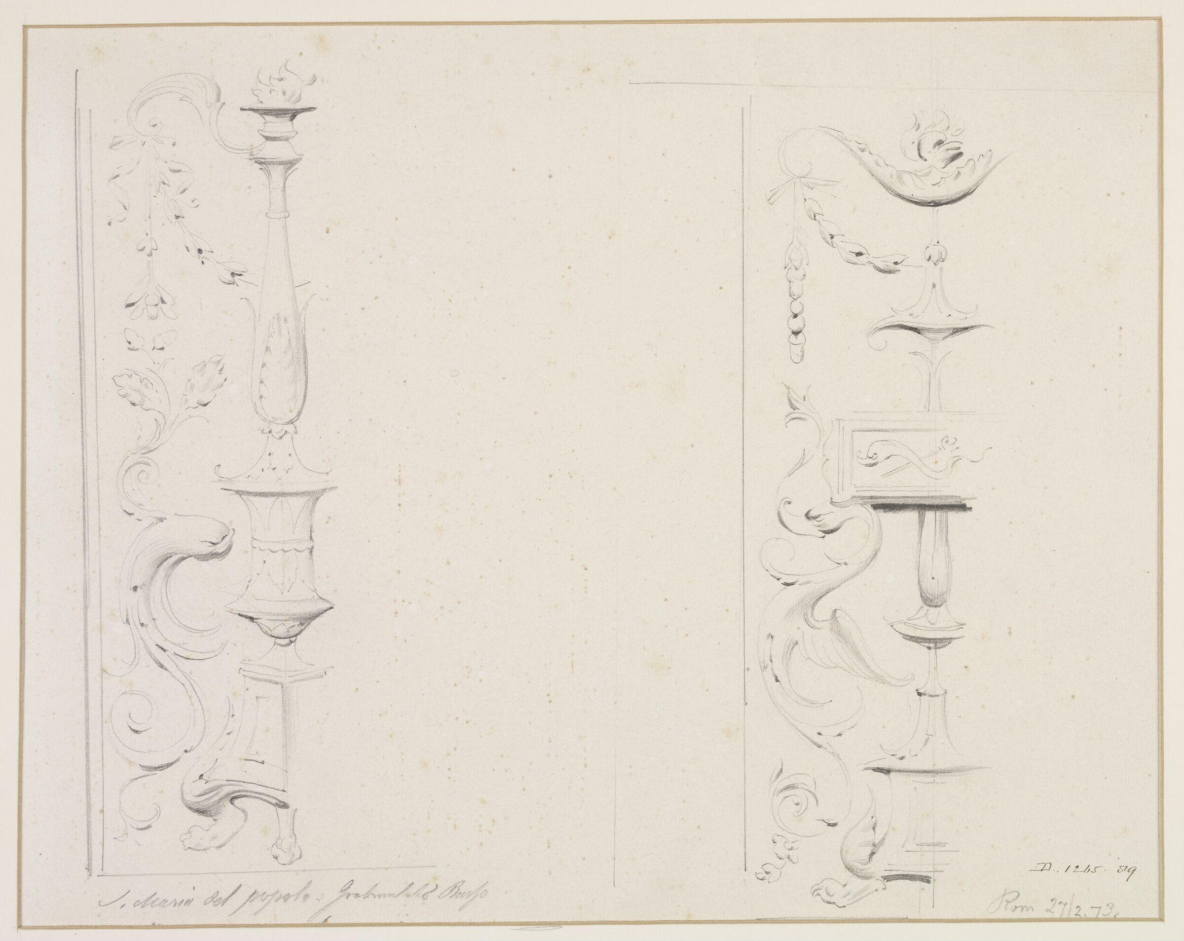 Drawing, A Burger, 1873