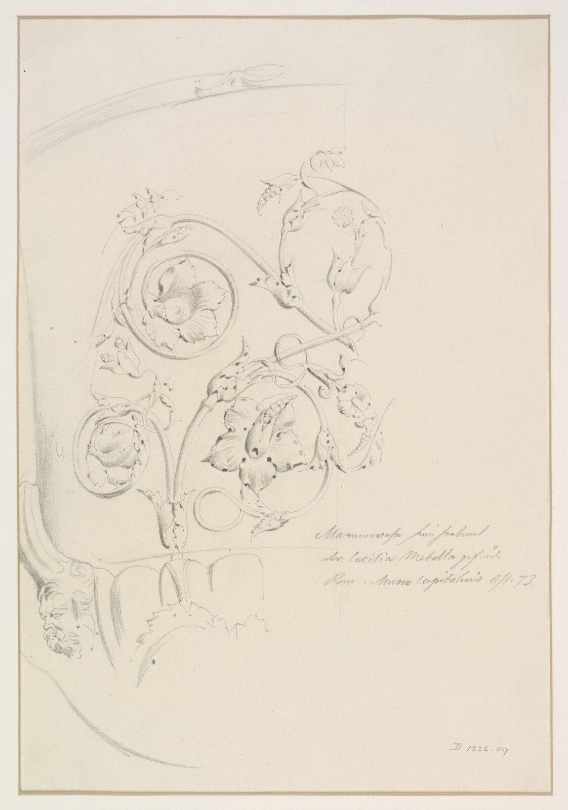 Drawing, A Burger, 1873