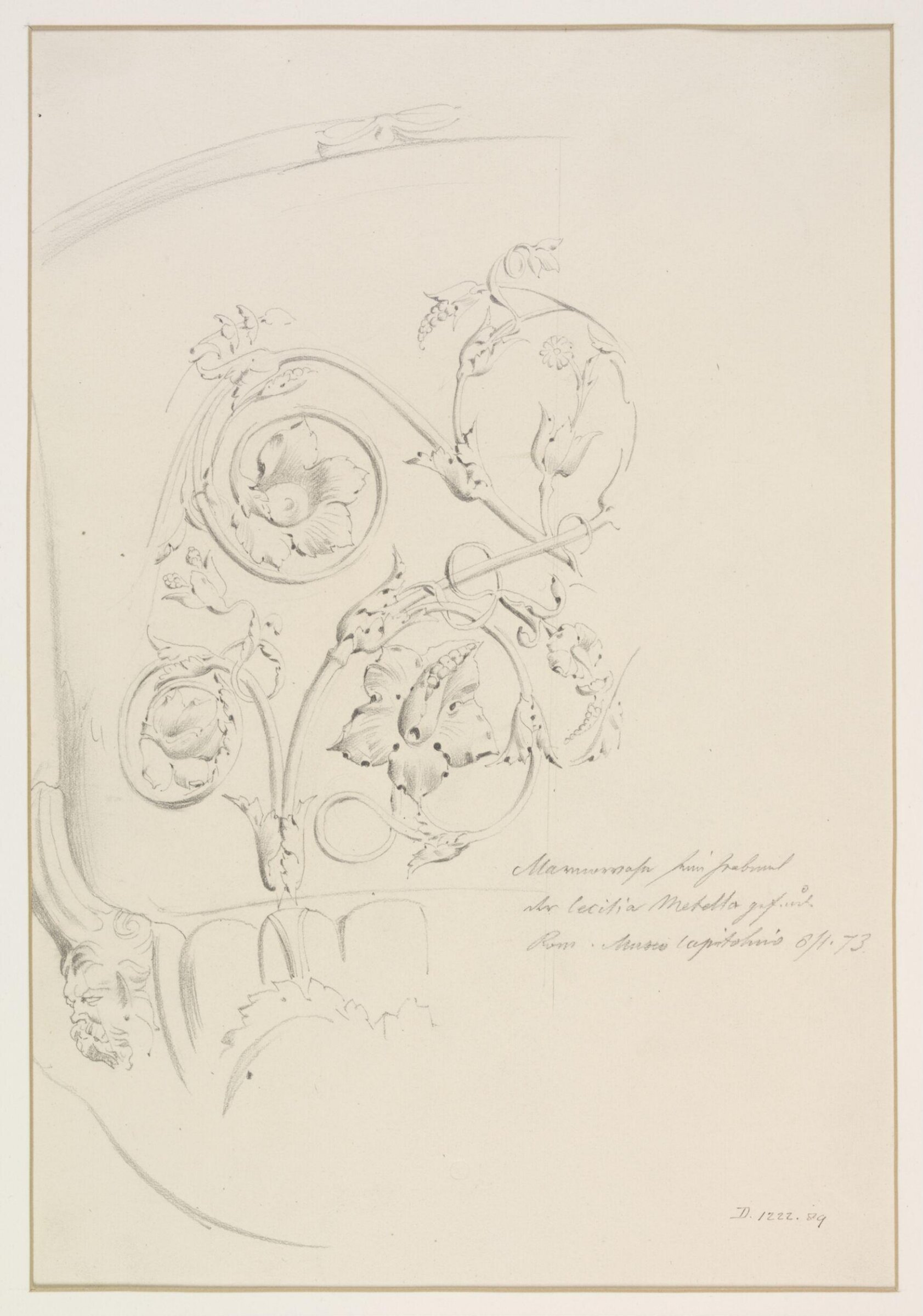 Drawing, A Burger, 1873