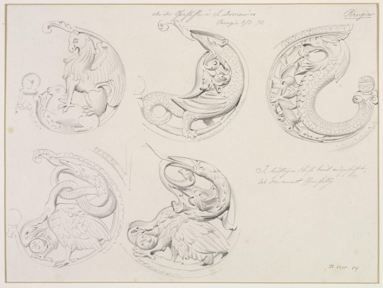 Drawing, A Burger, 1873