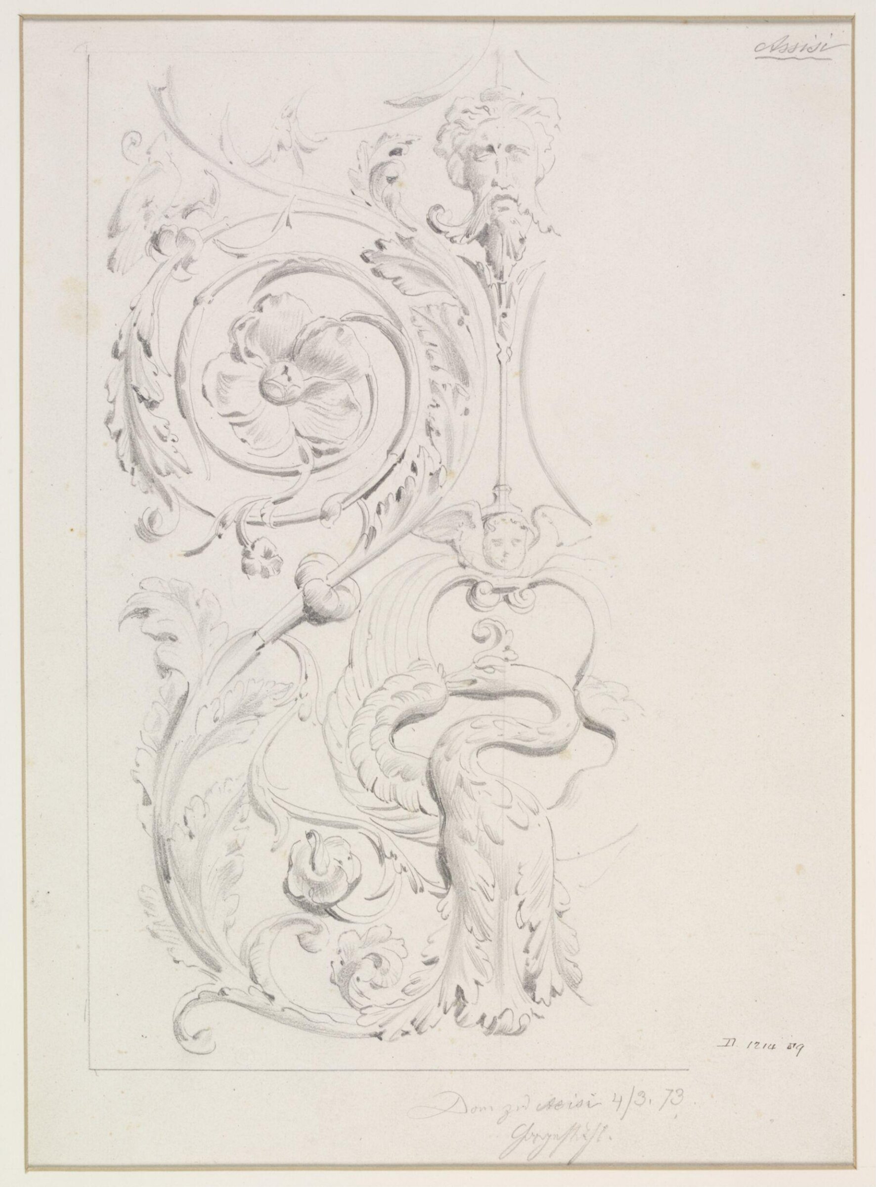 Drawing, A Burger, 1873