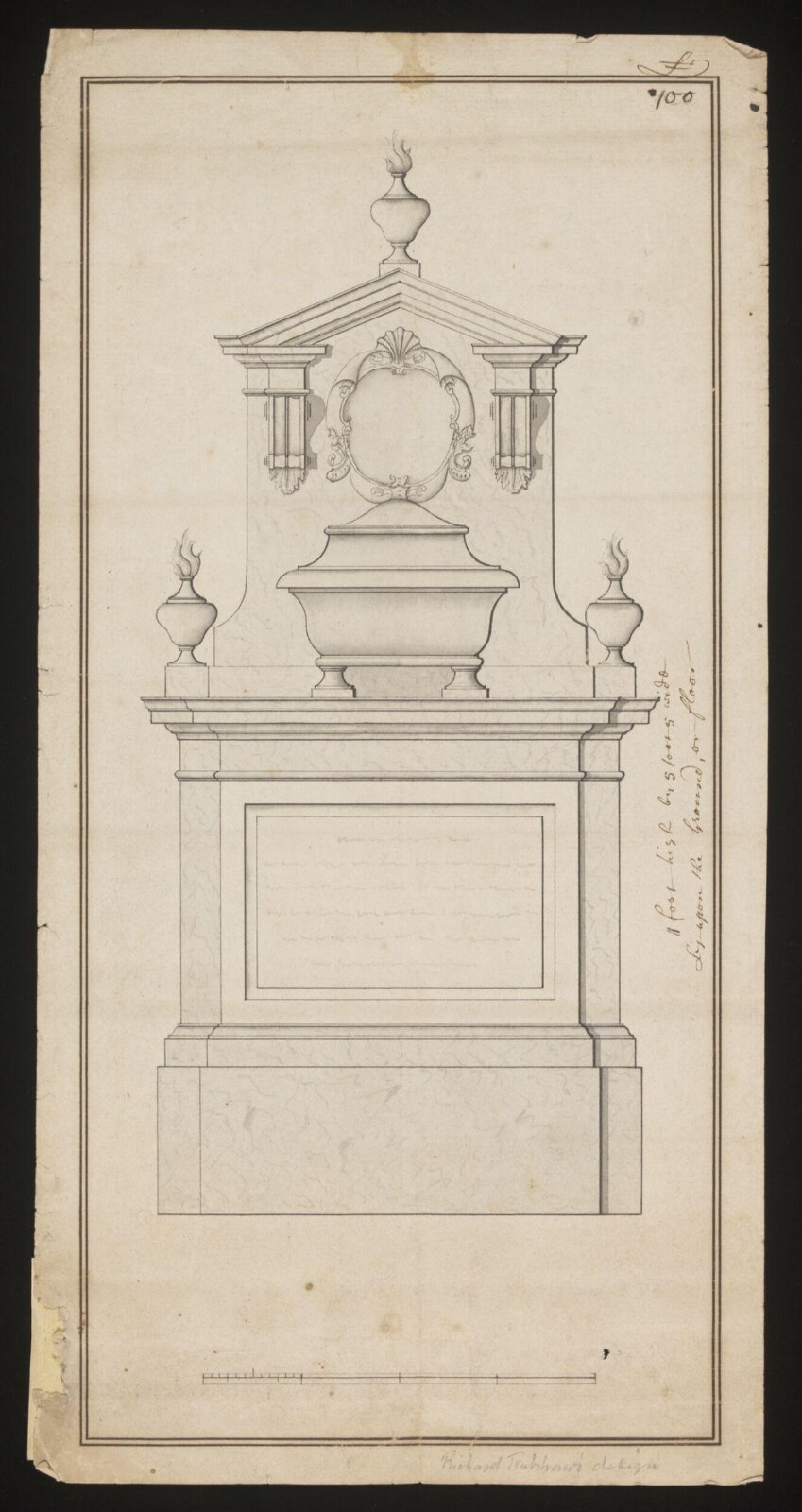 Drawing, Richard Trubshaw, 1720-1740