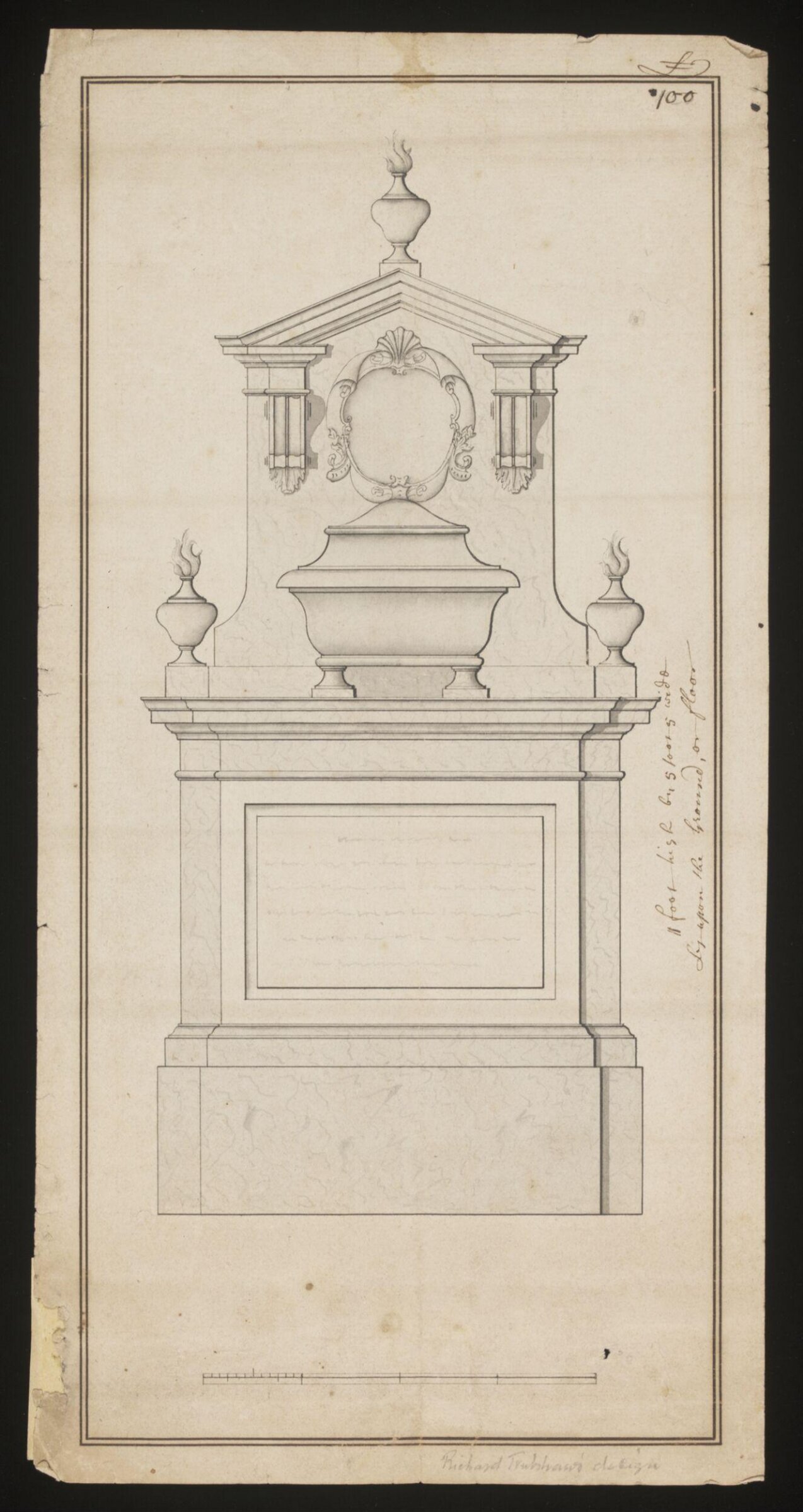 Drawing, Richard Trubshaw, 1720-1740