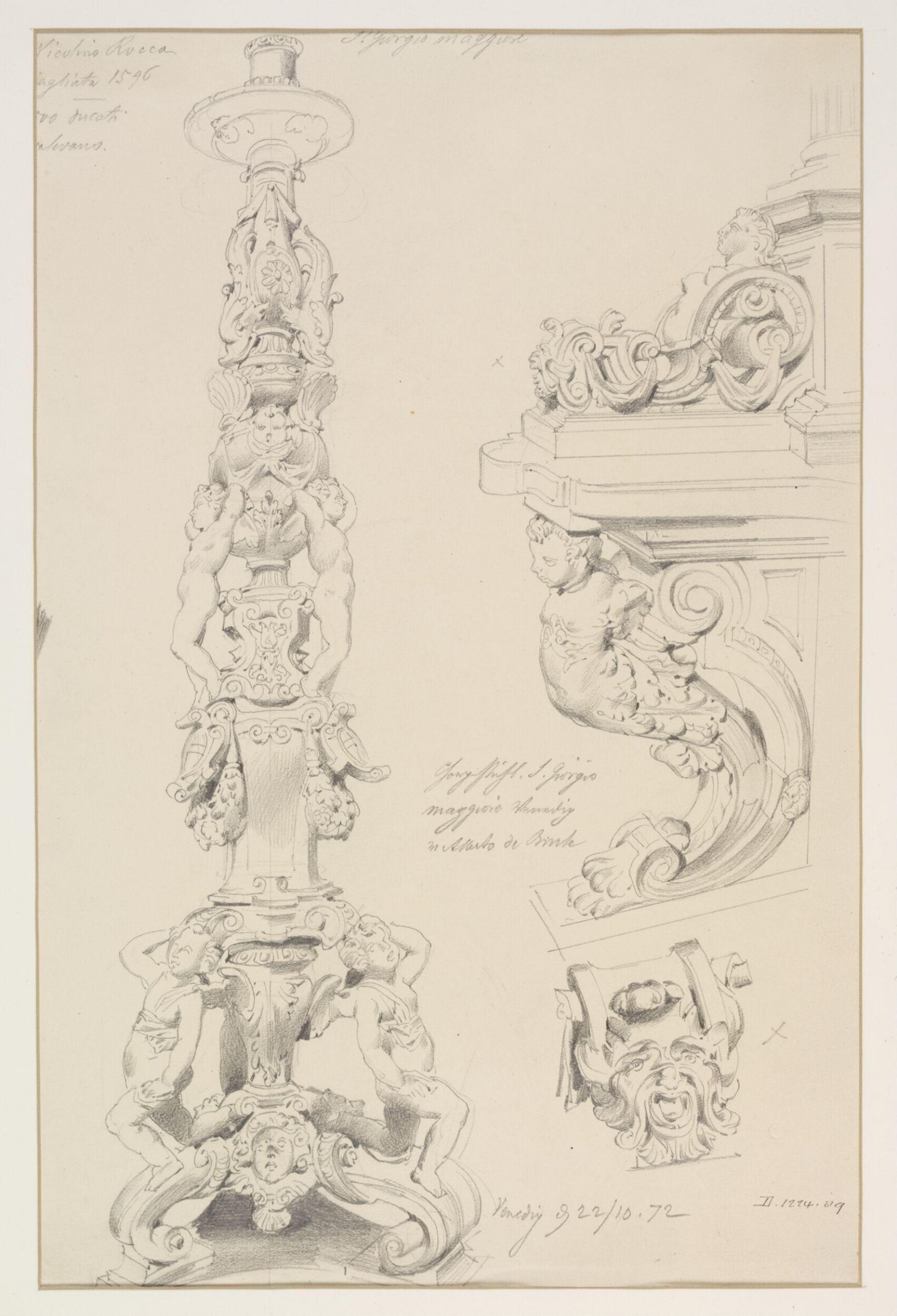 Drawing, A Burger, 1872