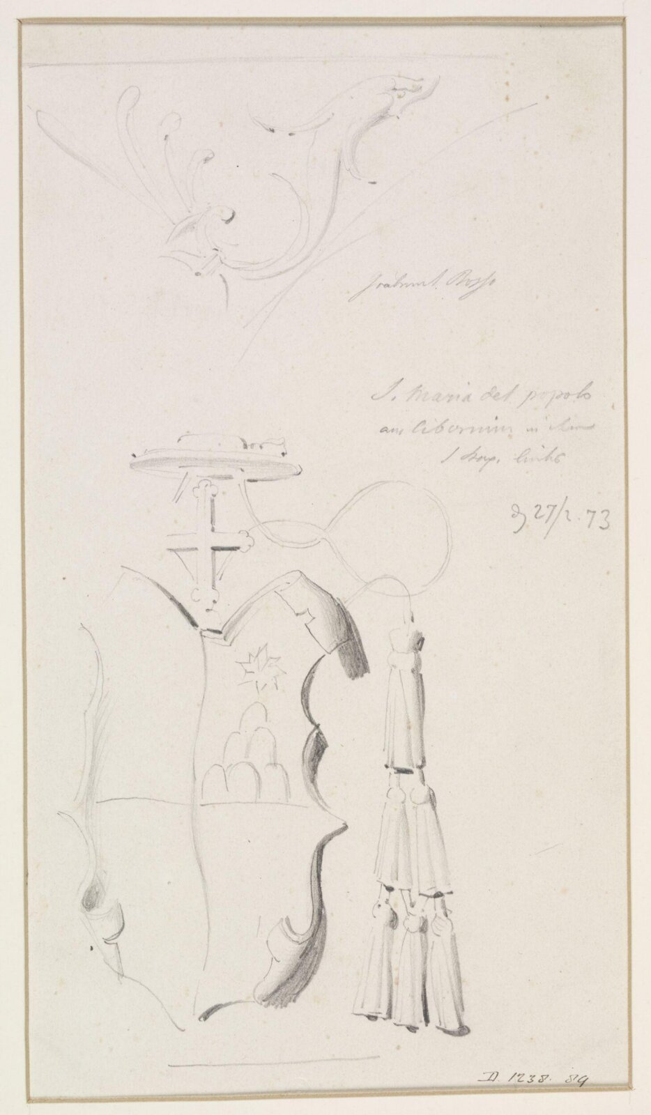 Drawing, A Burger, 1873