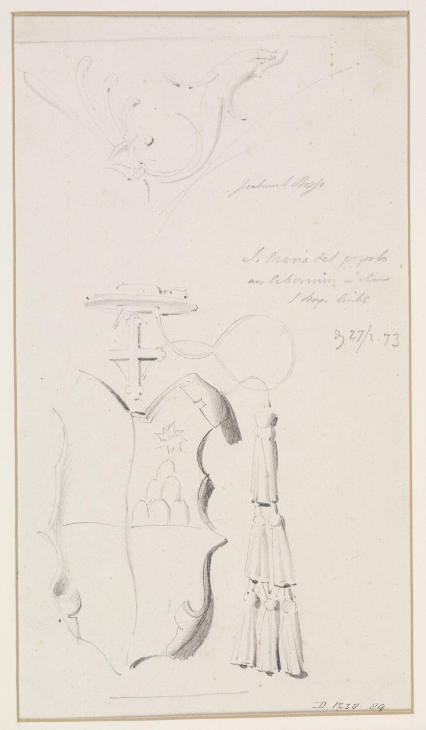 Drawing, A Burger, 1873