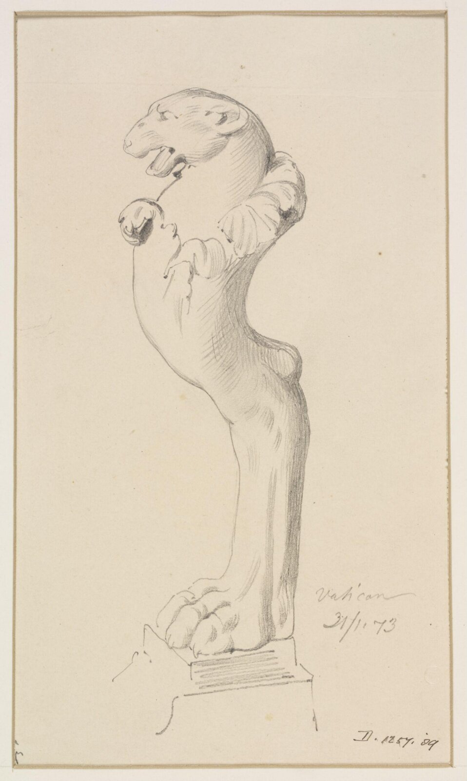 Drawing, A Burger, 1873