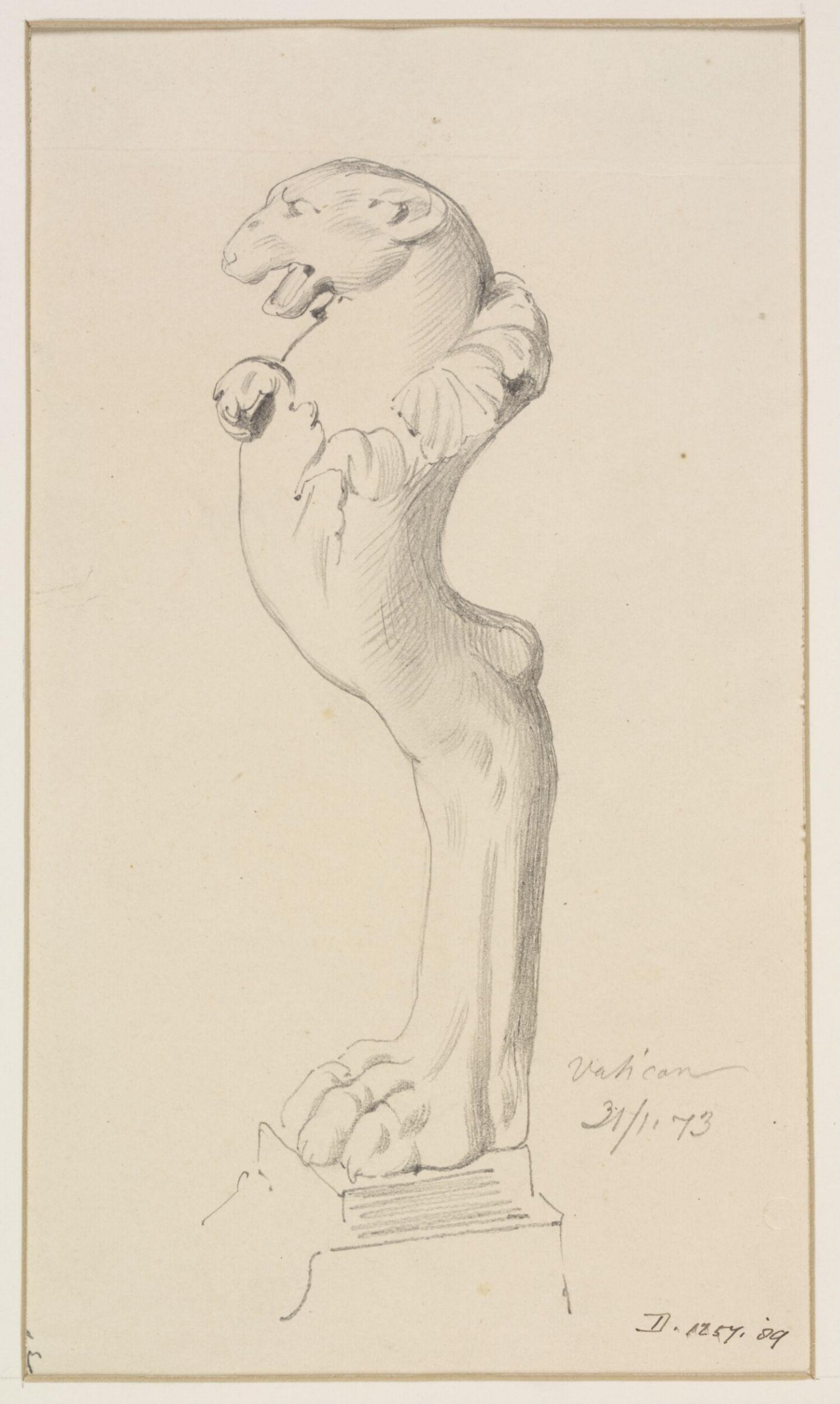 Drawing, A Burger, 1873