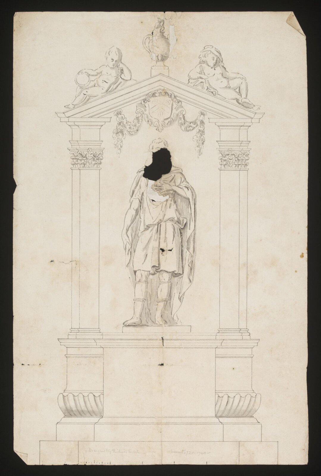 Drawing, Richard Trubshaw, 1730