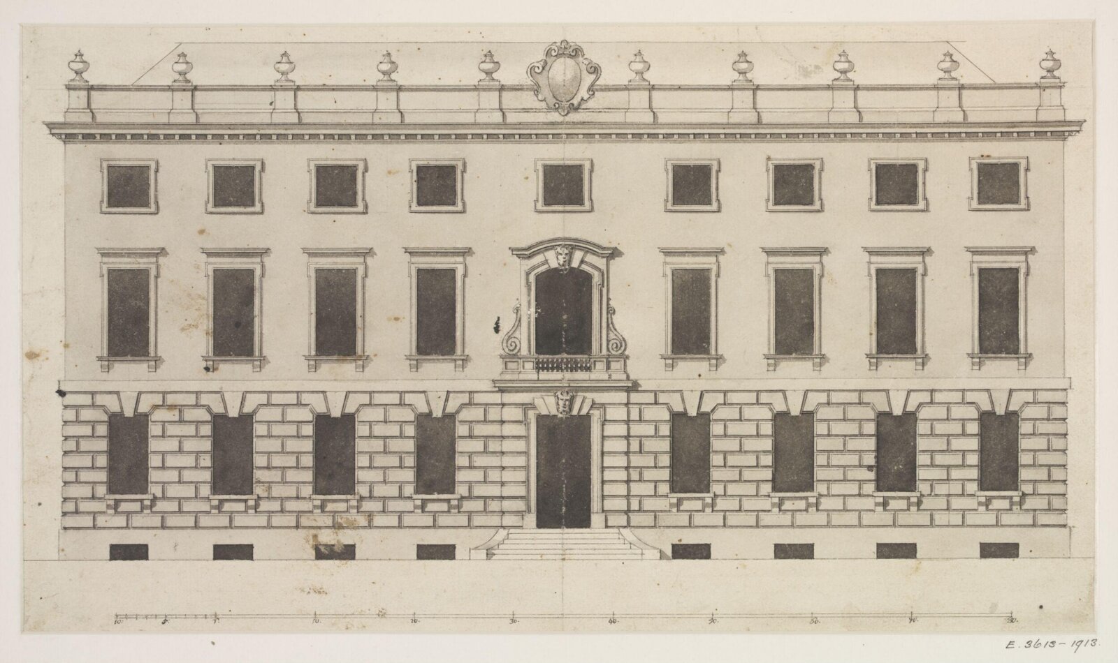 Drawing, James Gibbs, 1700-1754