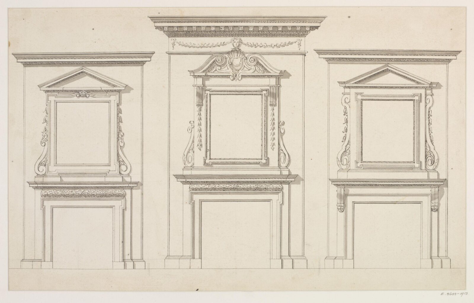 Drawing, James Gibbs, 1700-1754