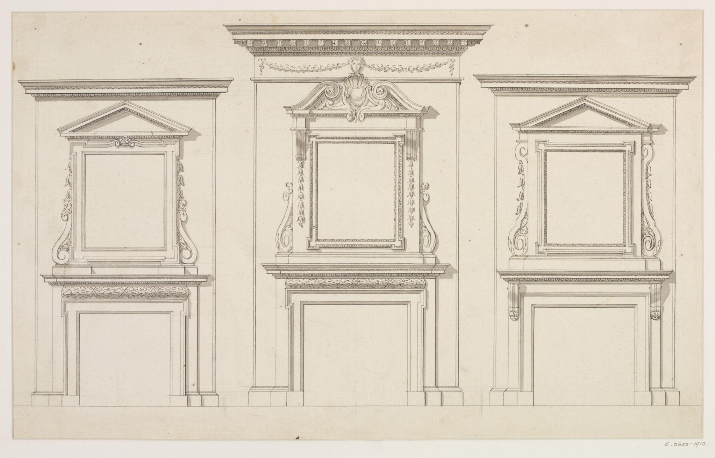 Drawing, James Gibbs, 1700-1754