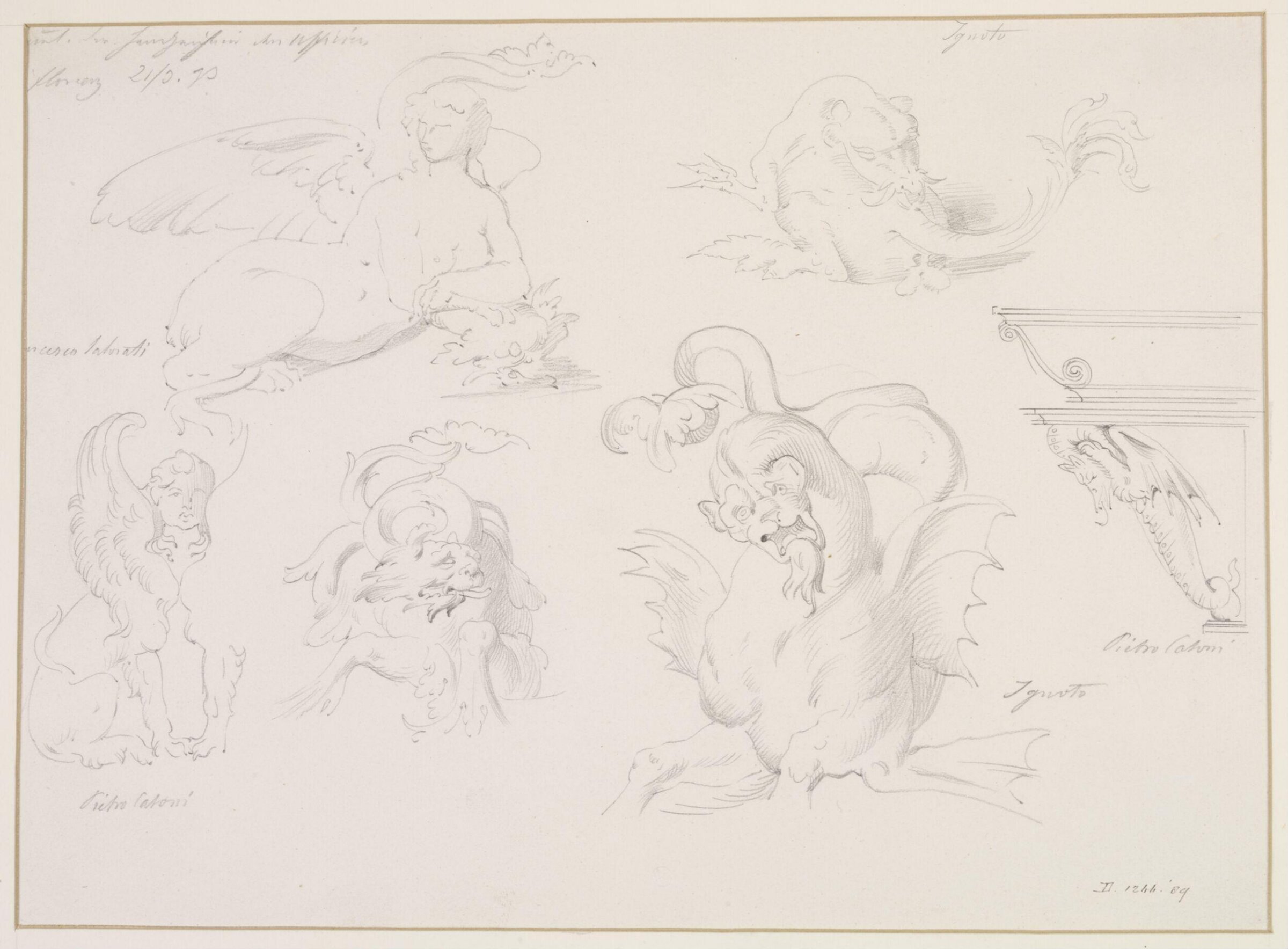 Drawing, A Burger, c. 1873