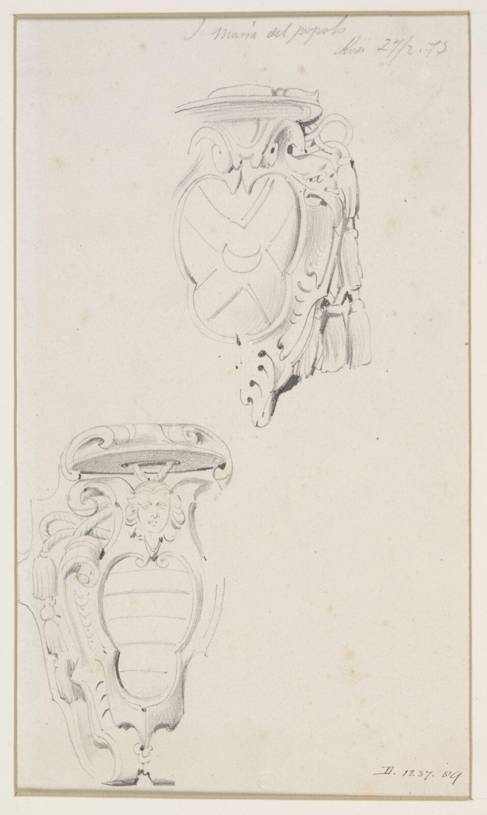 Drawing, A Burger, 1873