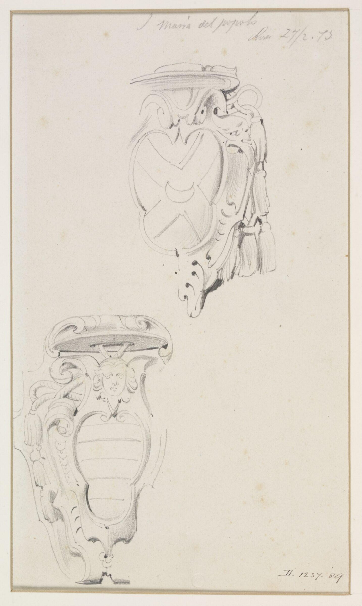 Drawing, A Burger, 1873