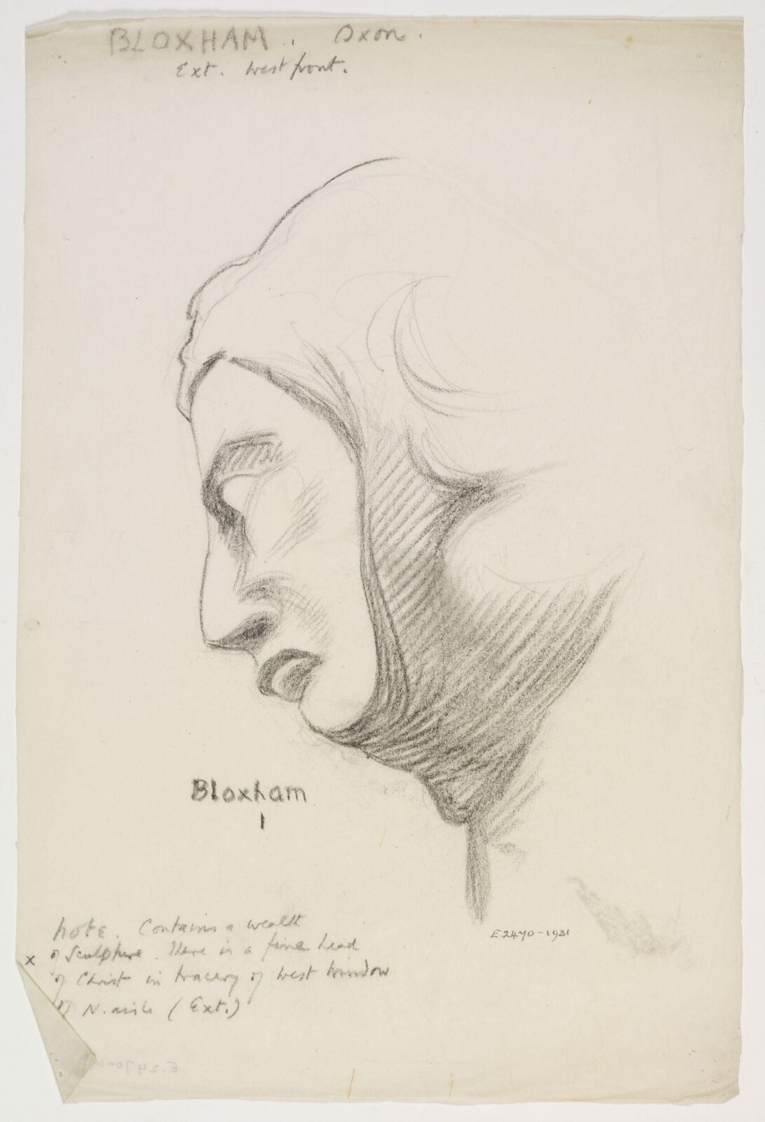 Drawing, Lewis George Fry, c. 1917