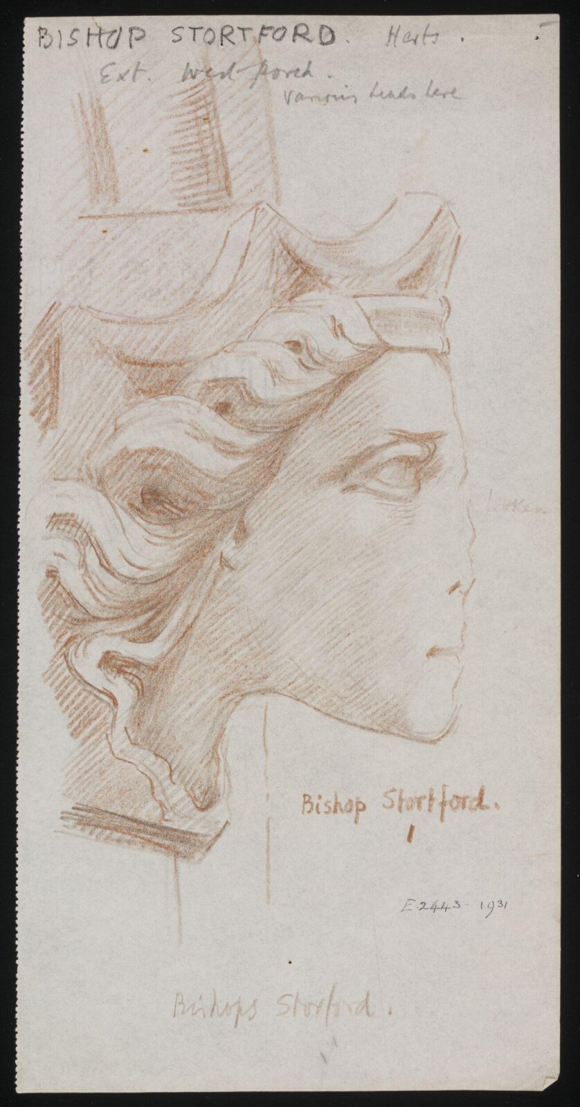 Drawing, Lewis George Fry, c. 1917