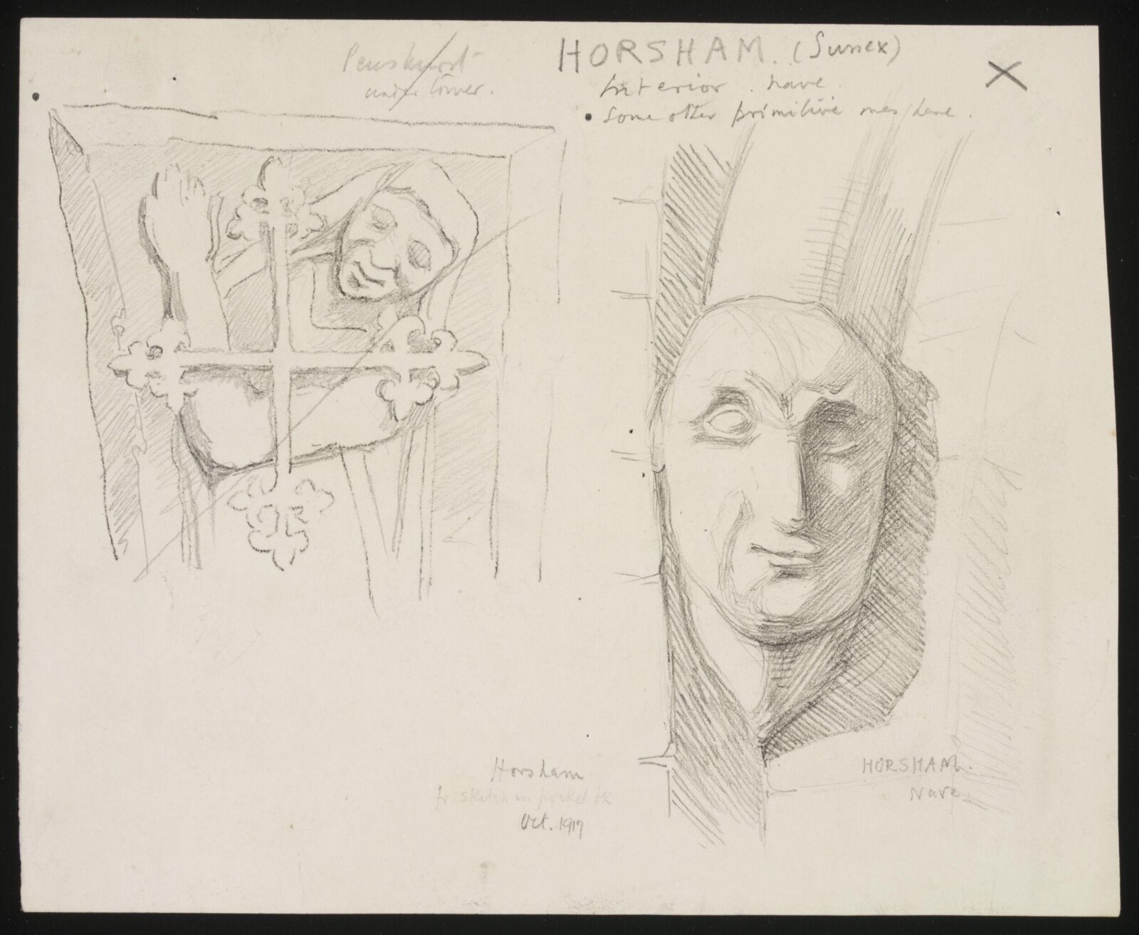 Drawing, Lewis George Fry, c. 1917