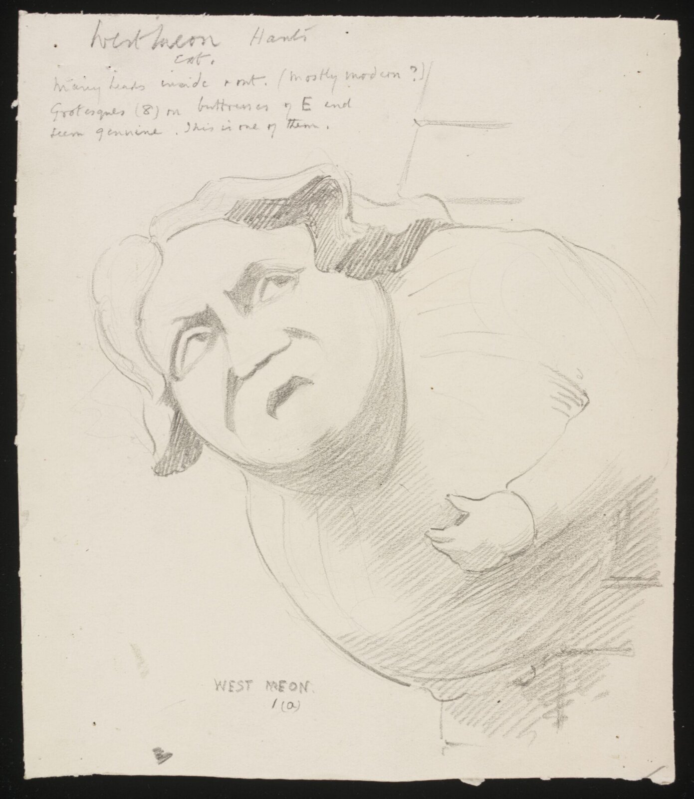 Drawing, Lewis George Fry, c. 1917