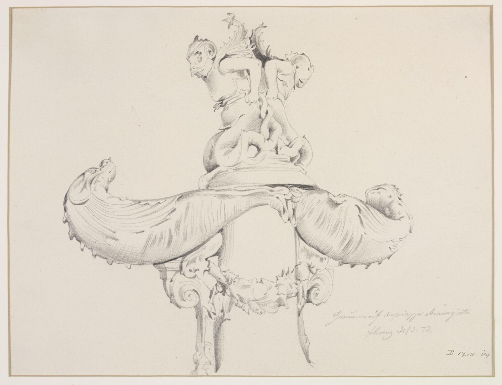 Drawing, A Burger, 1873